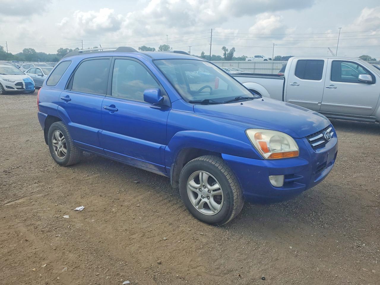 2007 Kia Sportage Lx Синий vin: KNDJF723177440992