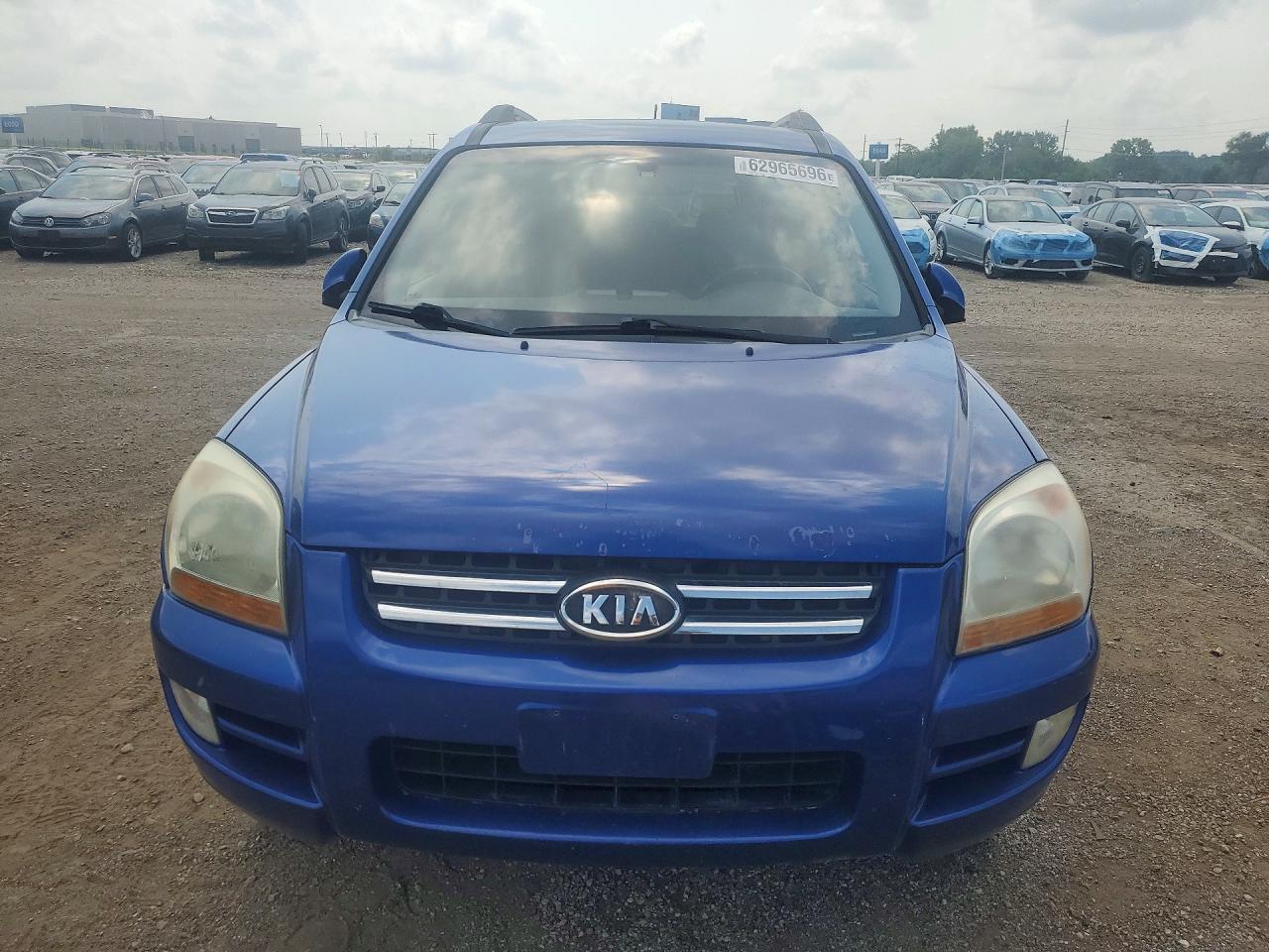 2007 Kia Sportage Lx Синий vin: KNDJF723177440992