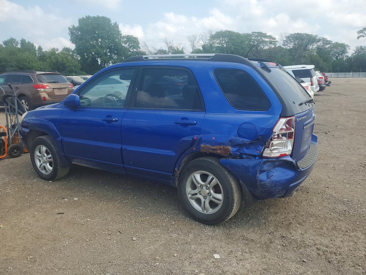 2007 Kia Sportage Lx Синий vin: KNDJF723177440992