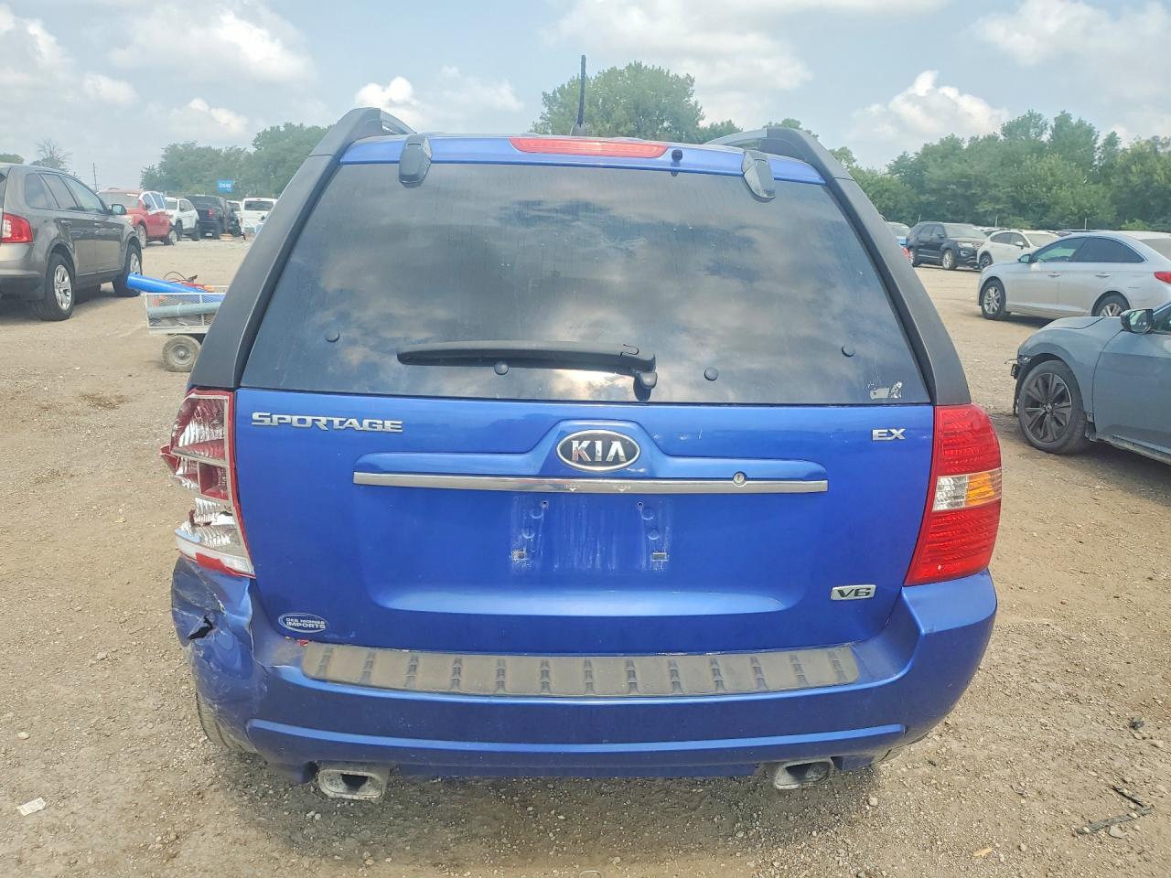 2007 Kia Sportage Lx Синий vin: KNDJF723177440992
