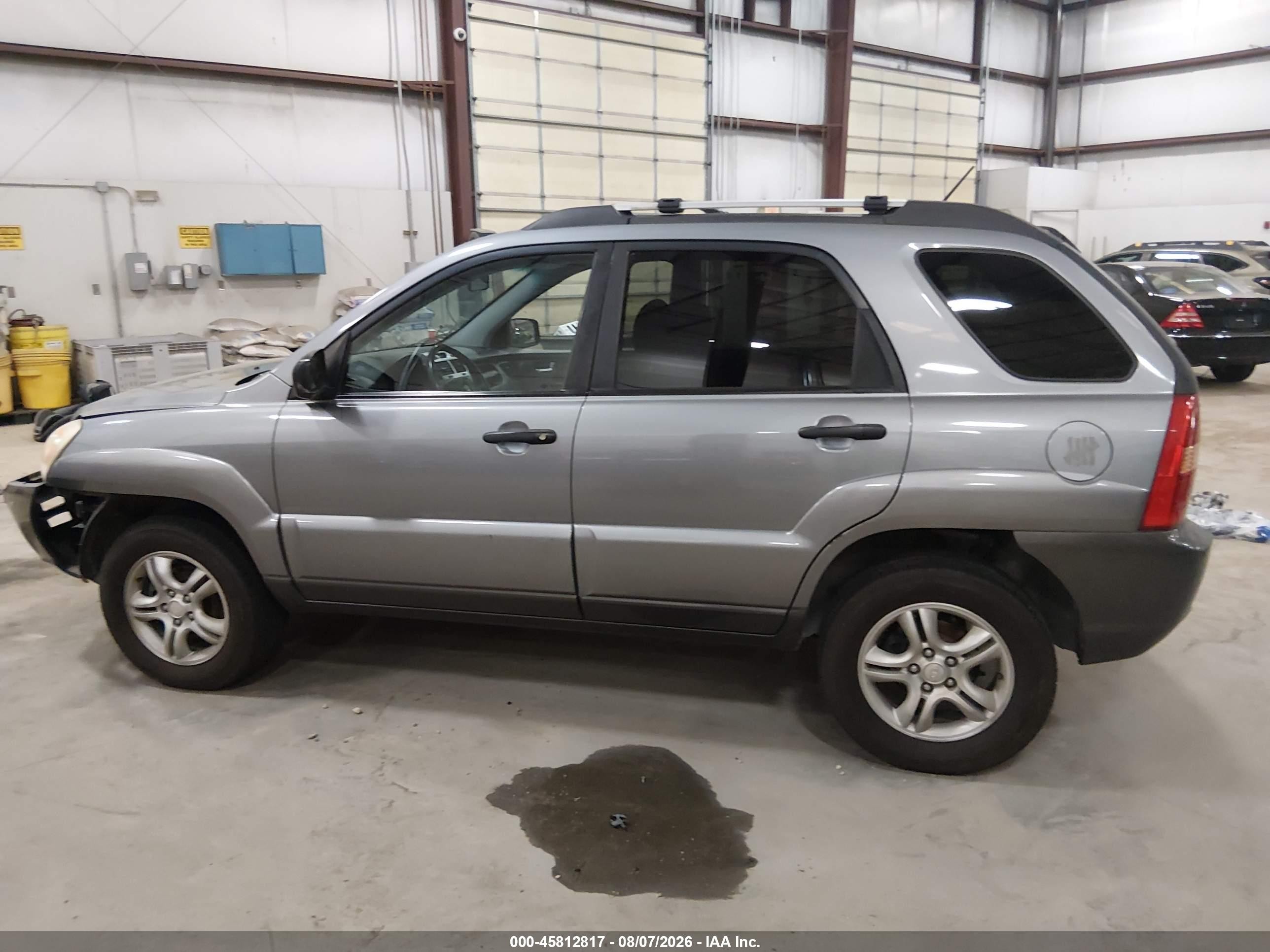 2005 Kia Sportage Ex V6/lx V6 Gray vin: KNDJF723257121372