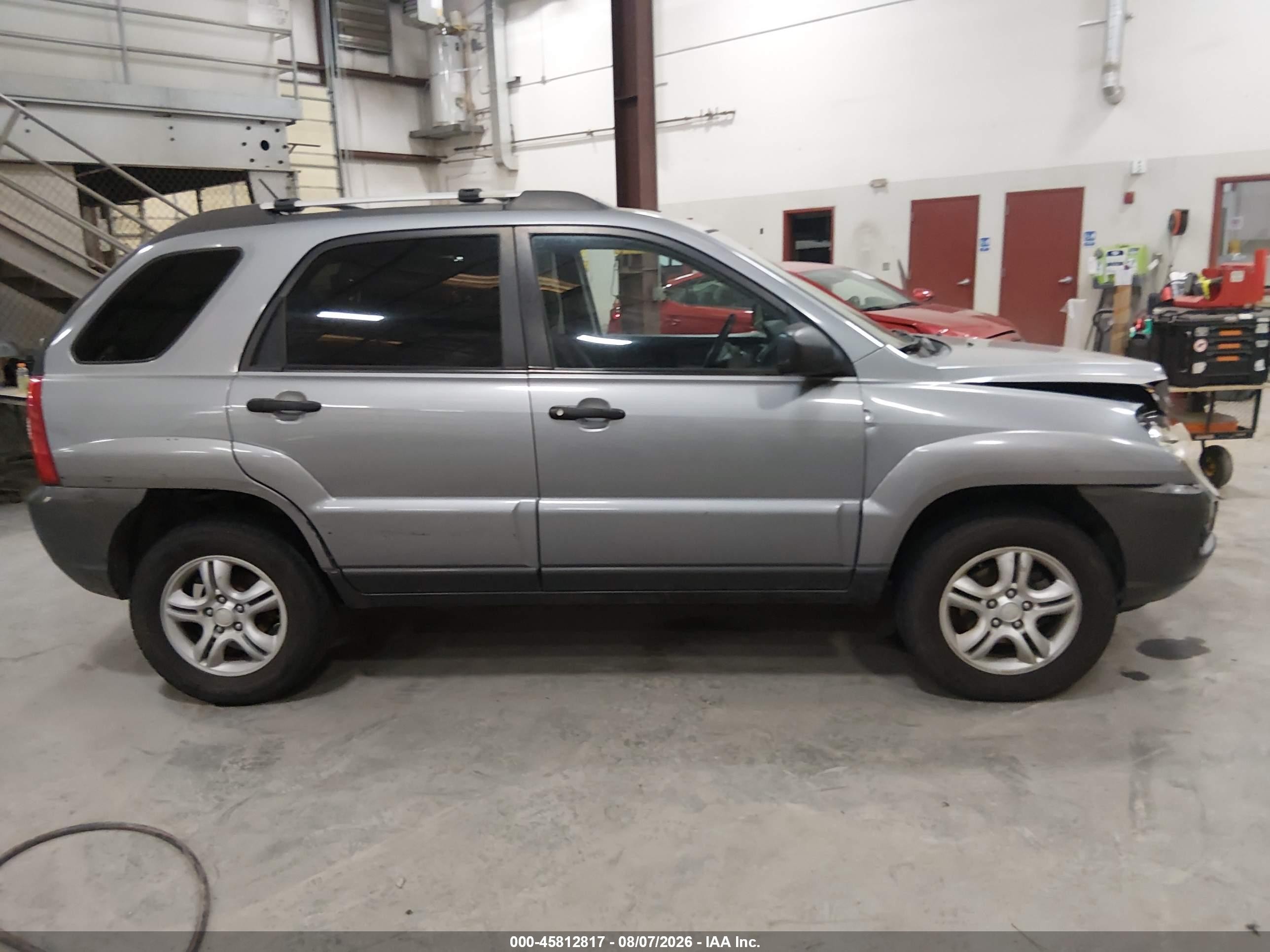 2005 Kia Sportage Ex V6/lx V6 Gray vin: KNDJF723257121372