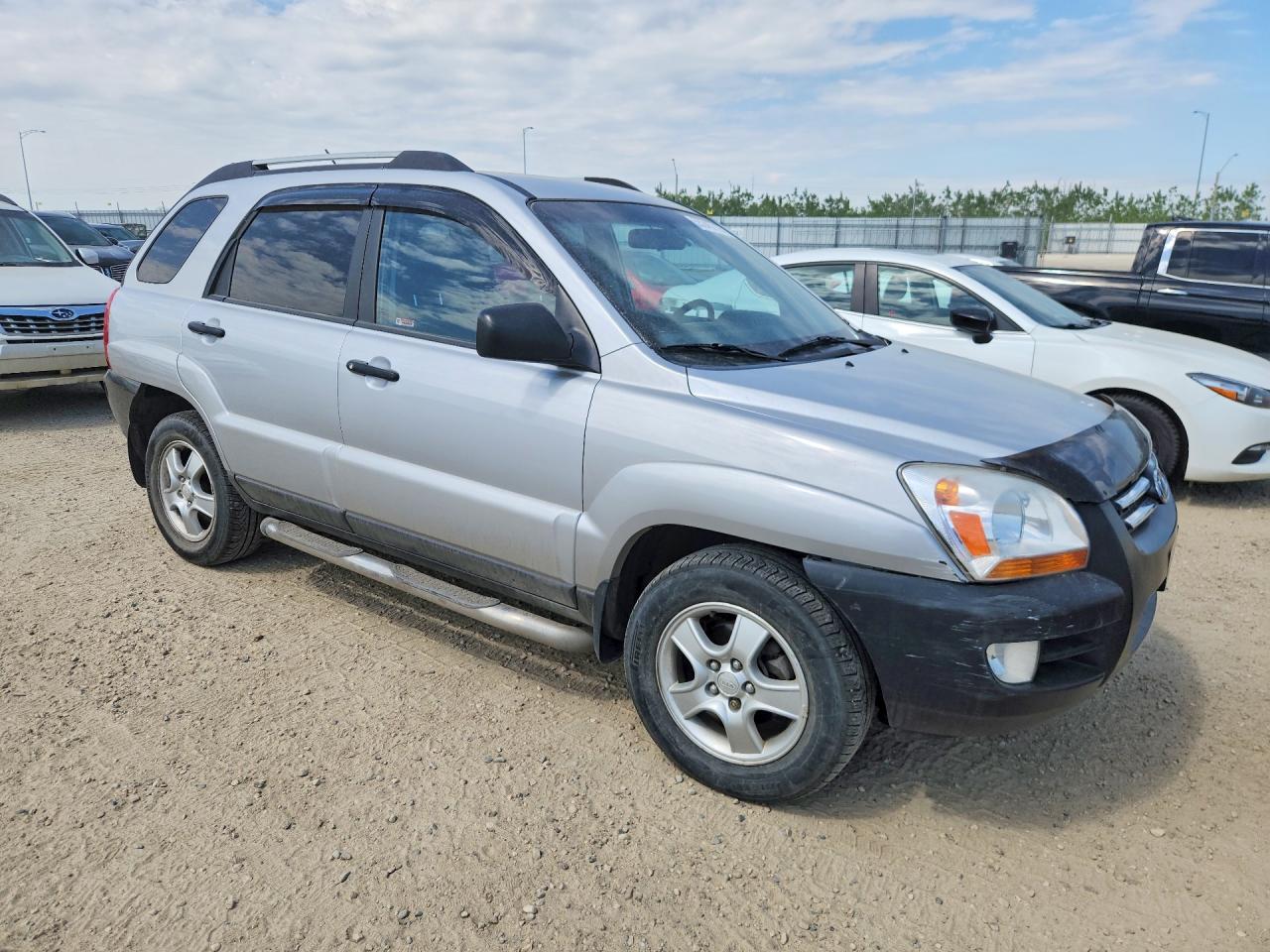 2006 Kia Sportage Lx Silver vin: KNDJF723267222316