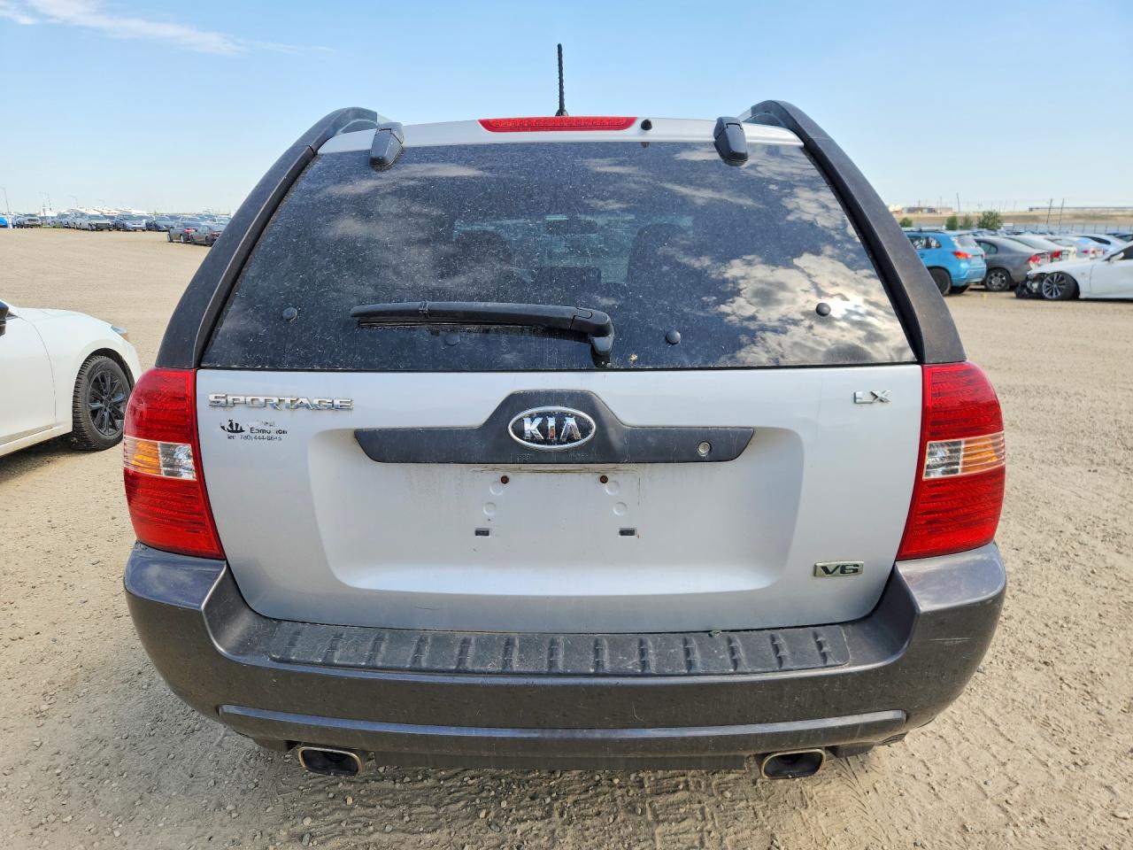 2006 Kia Sportage Lx Silver vin: KNDJF723267222316