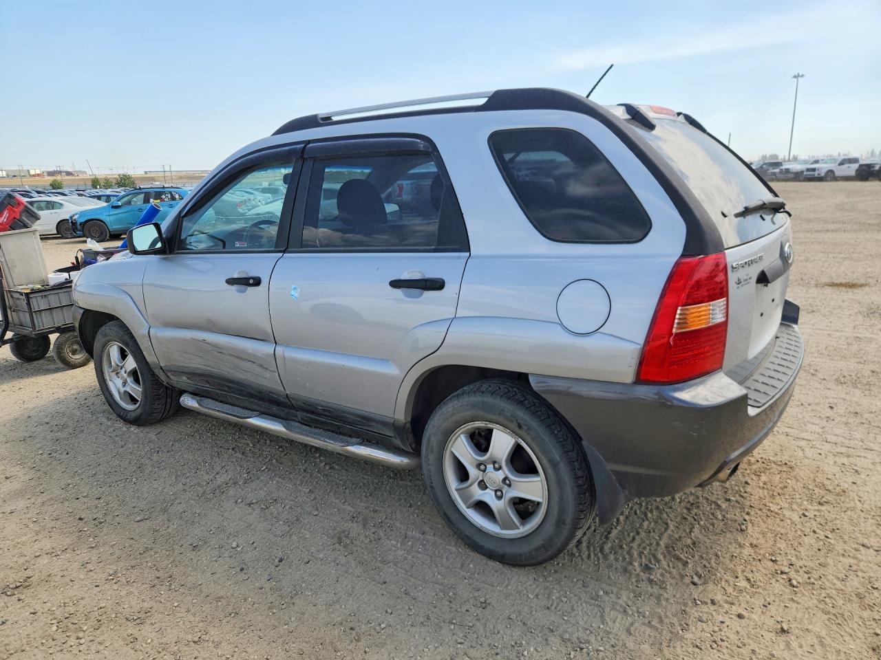 2006 Kia Sportage Lx Silver vin: KNDJF723267222316