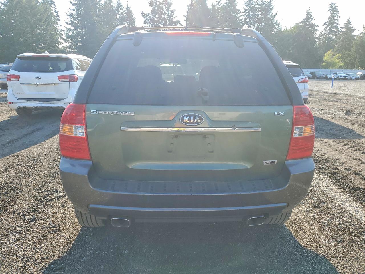 2007 Kia Sportage Lx Green vin: KNDJF723277437017
