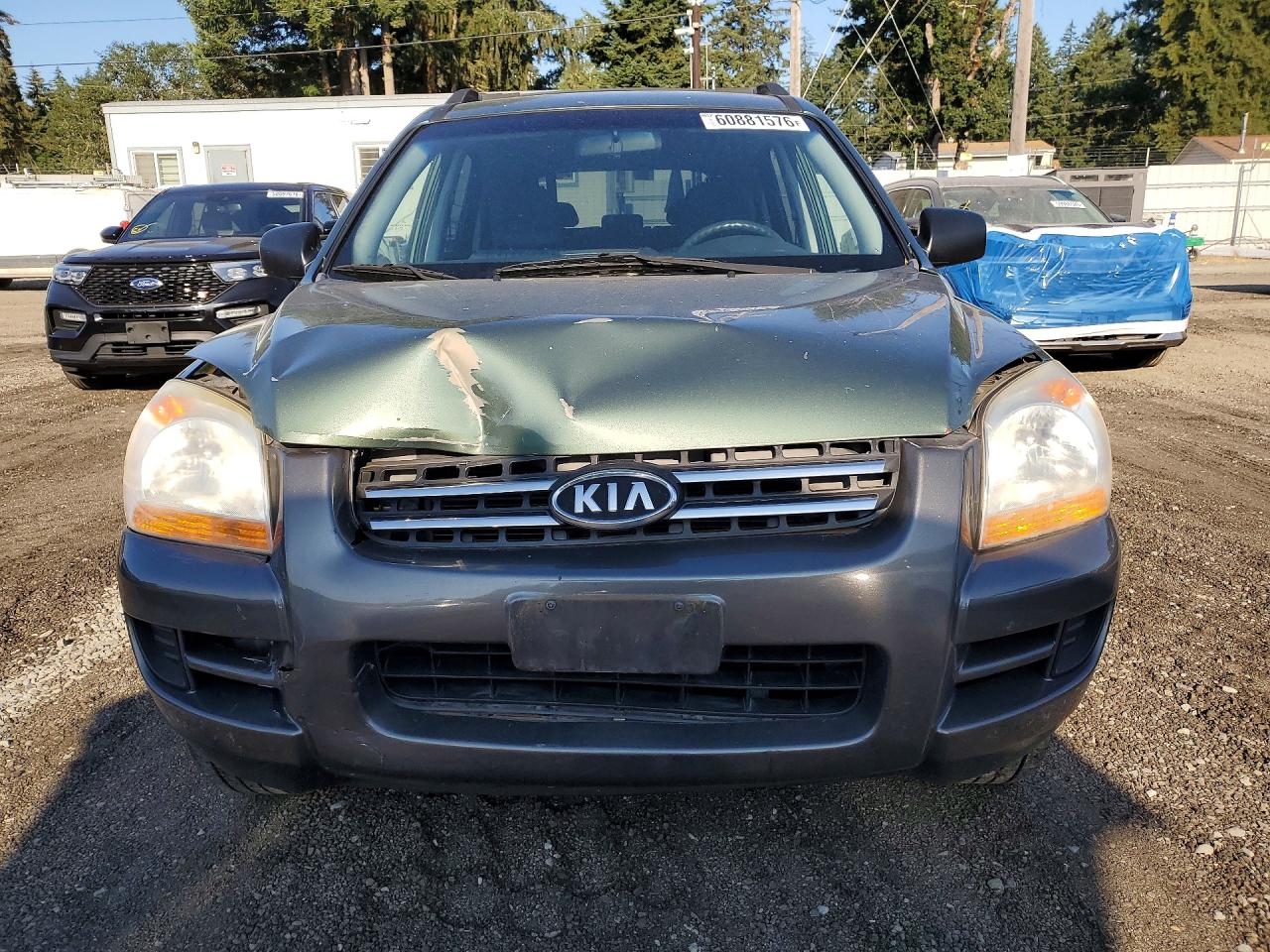 2007 Kia Sportage Lx Green vin: KNDJF723277437017
