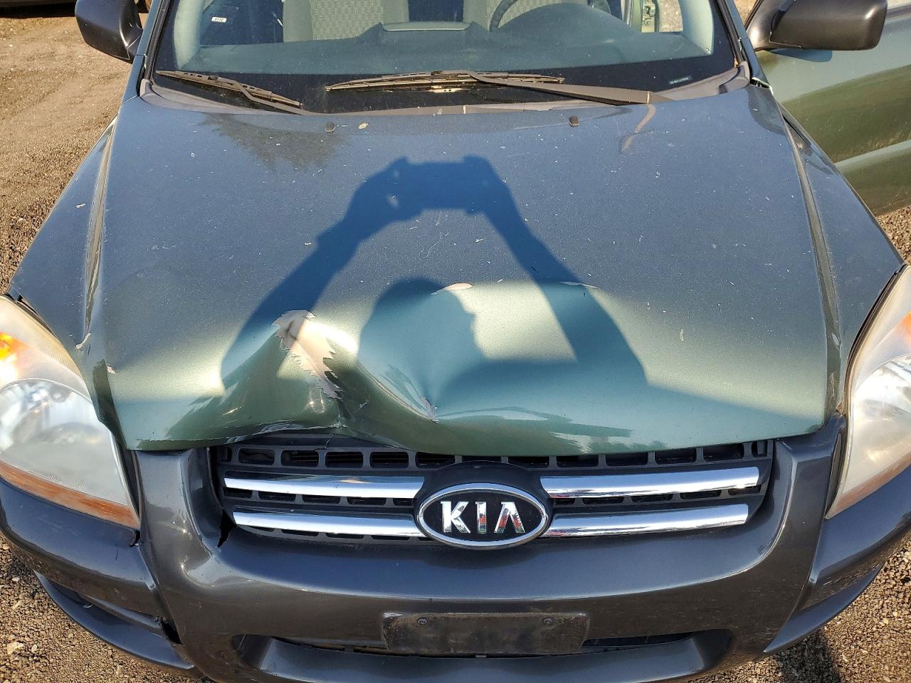 2007 Kia Sportage Lx Green vin: KNDJF723277437017