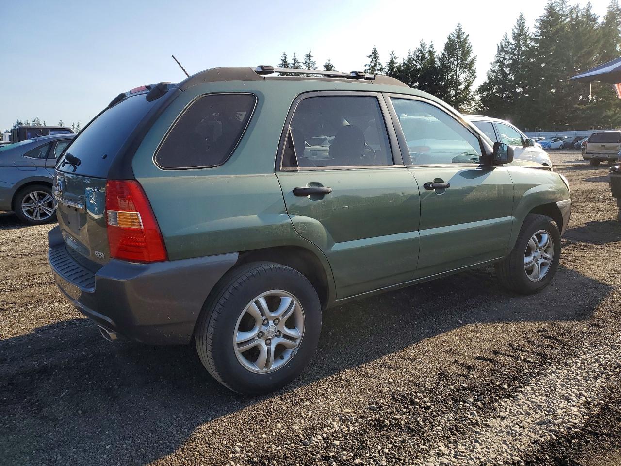 2007 Kia Sportage Lx Green vin: KNDJF723277437017