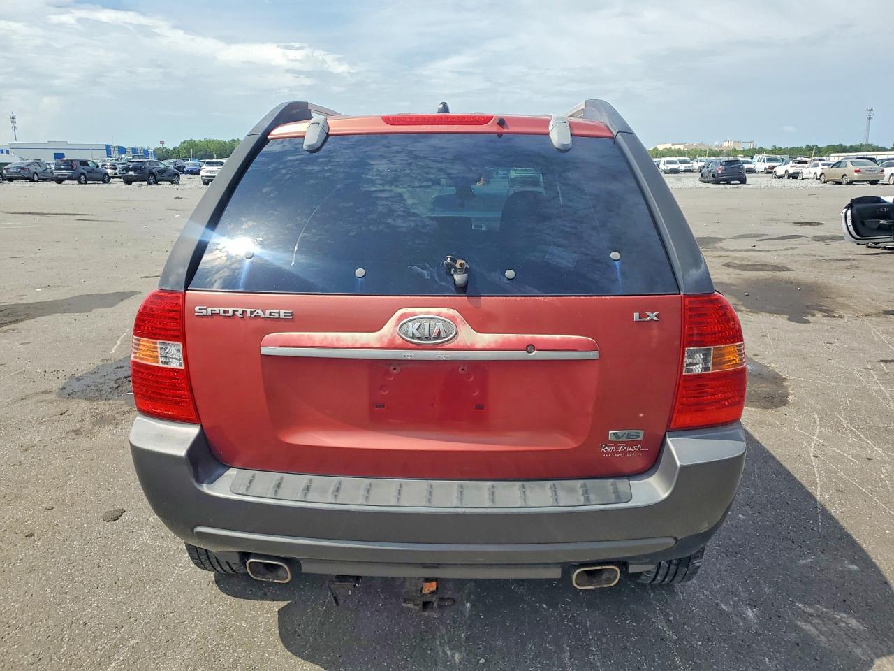 2007 Kia Sportage Lx Красный vin: KNDJF723277441889