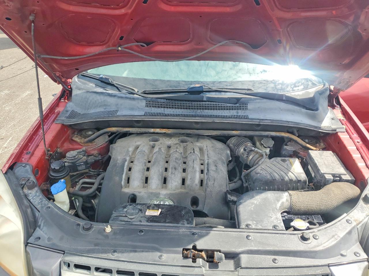 2007 Kia Sportage Lx Красный vin: KNDJF723277441889