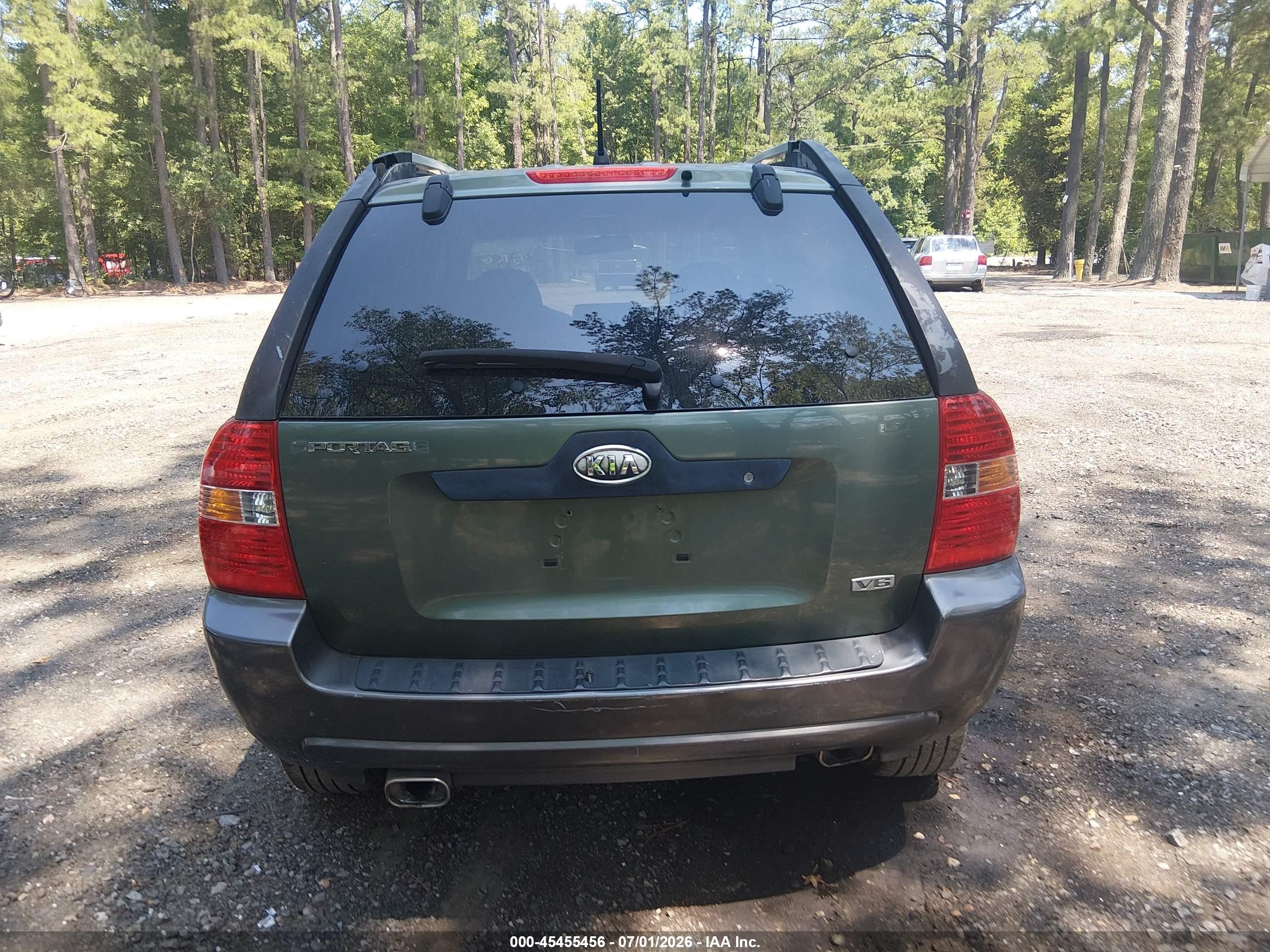 2005 Kia Sportage Ex V6/lx V6 Green vin: KNDJF723357082310
