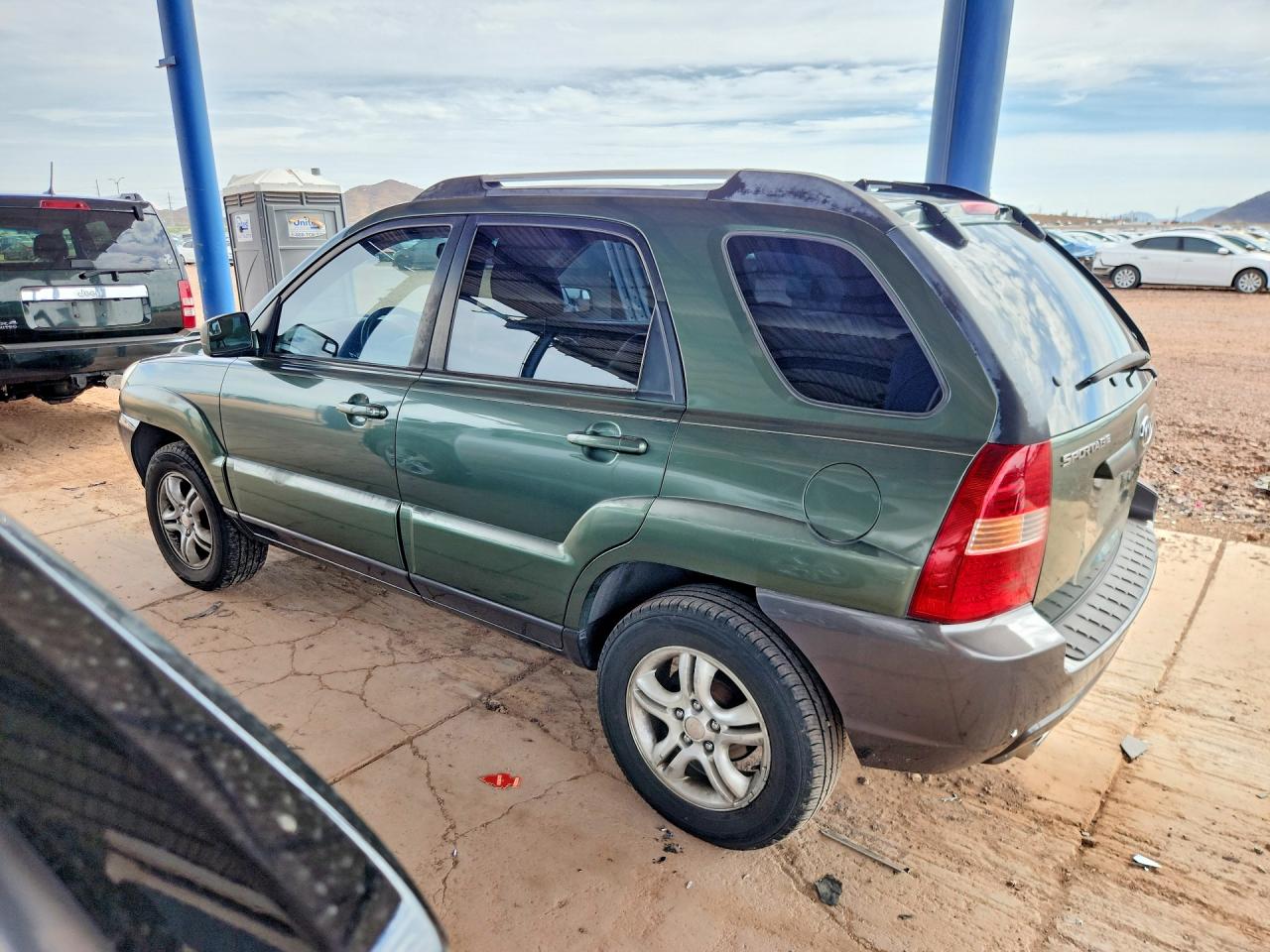 2005 Kia Sportage Lx Green vin: KNDJF723357101132