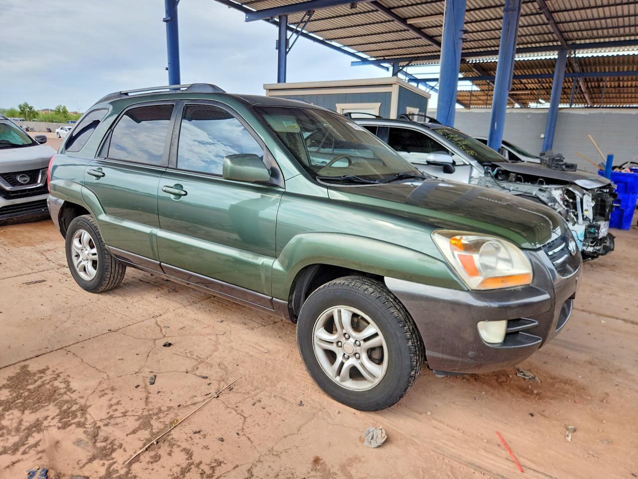 2005 Kia Sportage Lx Green vin: KNDJF723357101132