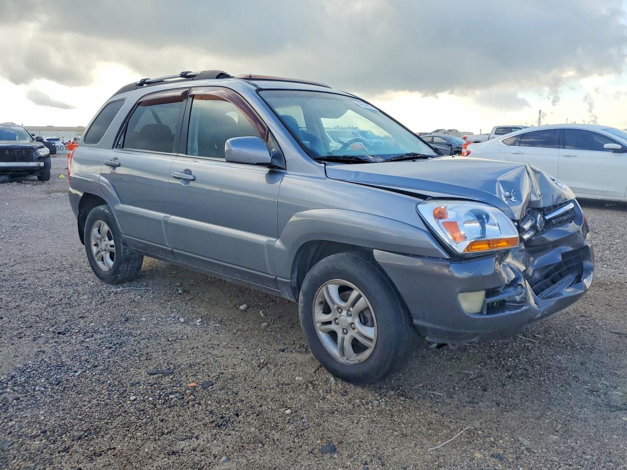 2005 Kia Sportage Lx Gray vin: KNDJF723357115208