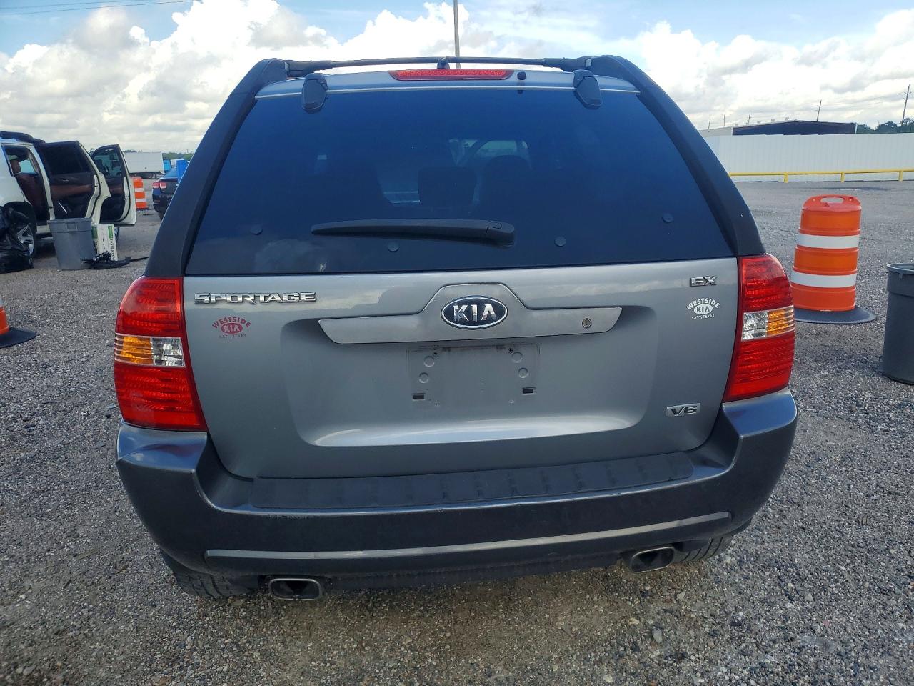 2005 Kia Sportage Lx Gray vin: KNDJF723357115208