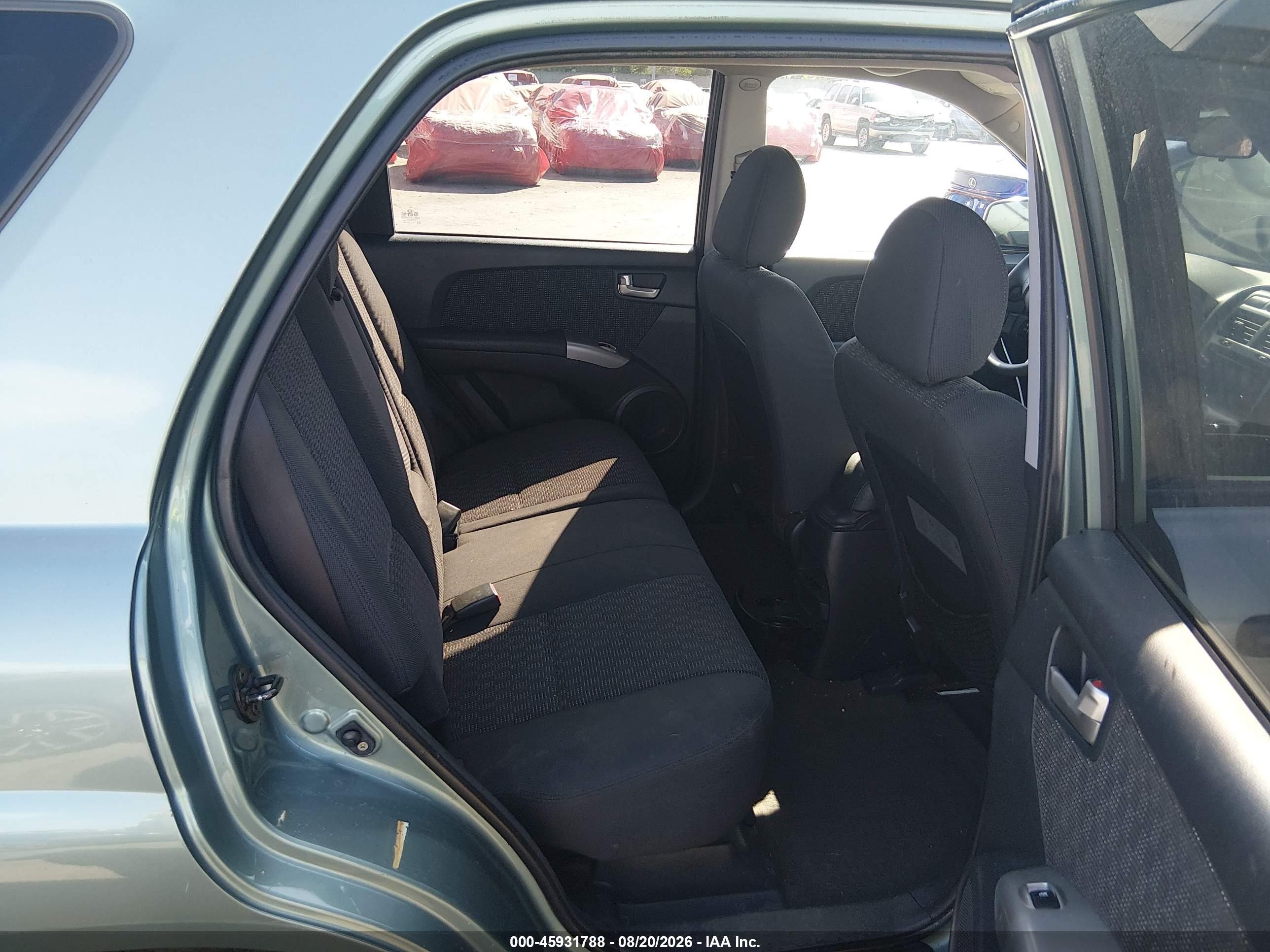 2006 Kia Sportage Ex V6/lx V6 Light Blue vin: KNDJF723367267524