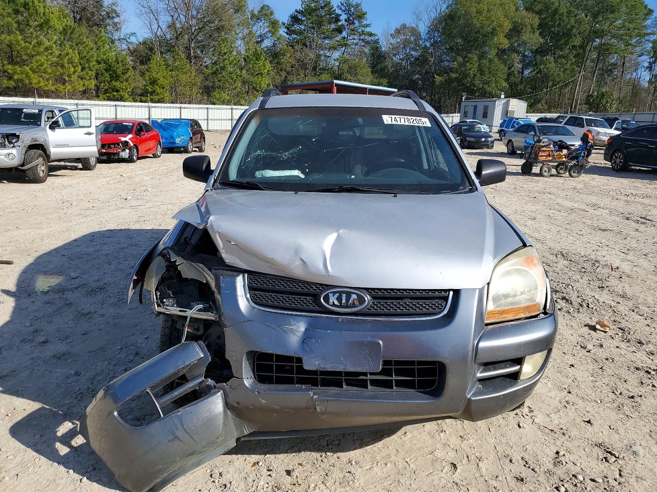 2006 Kia New Sportage Gray vin: KNDJF723367283643