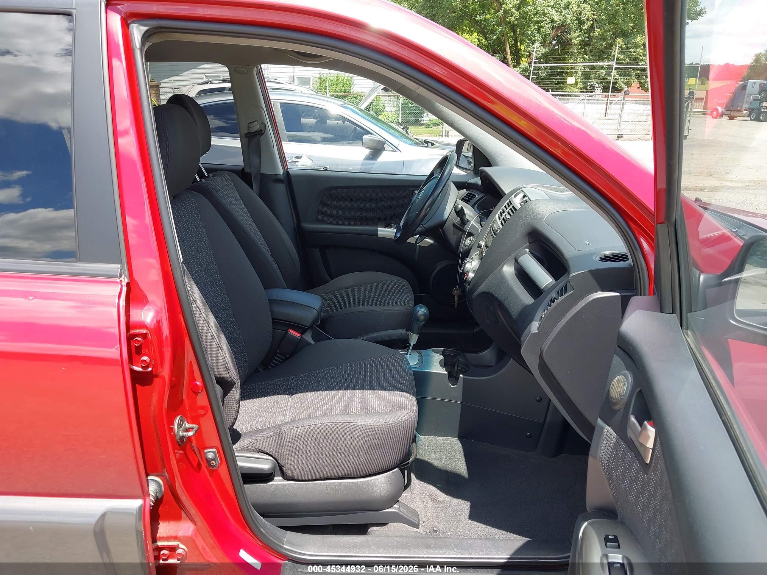 2007 Kia Sportage Lx V6 Red vin: KNDJF723377416631