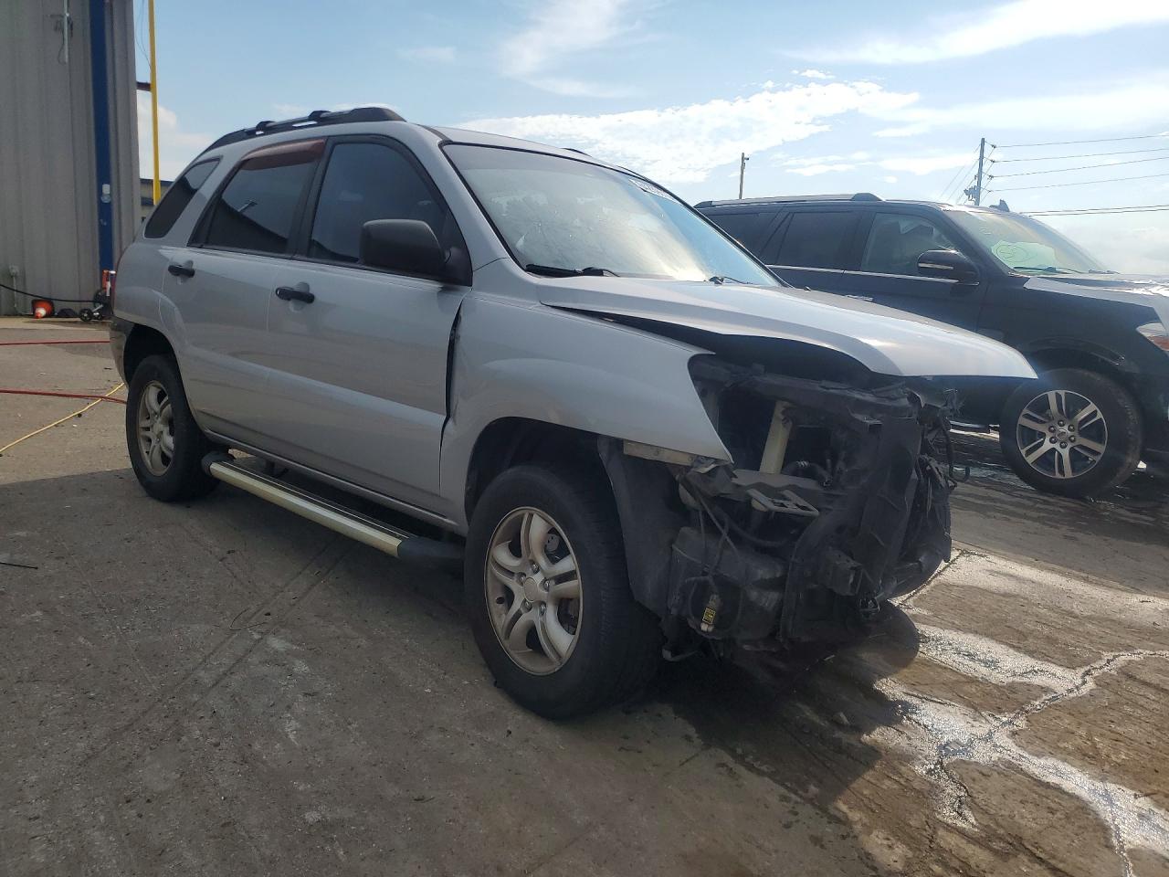 2007 Kia Sportage Lx Silver vin: KNDJF723377416922
