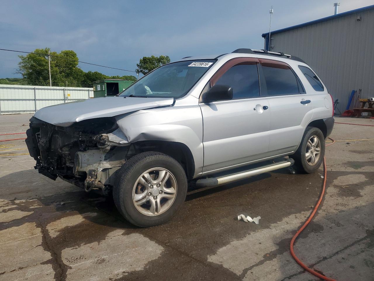 2007 Kia Sportage Lx Silver vin: KNDJF723377416922