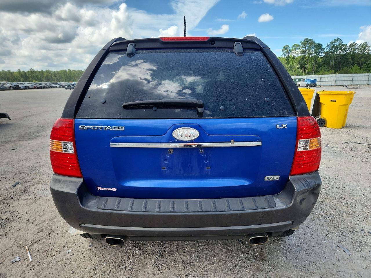2007 Kia Sportage Lx Blue vin: KNDJF723377442162