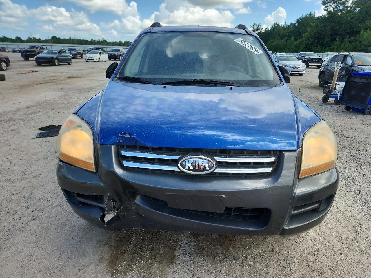 2007 Kia Sportage Lx Blue vin: KNDJF723377442162