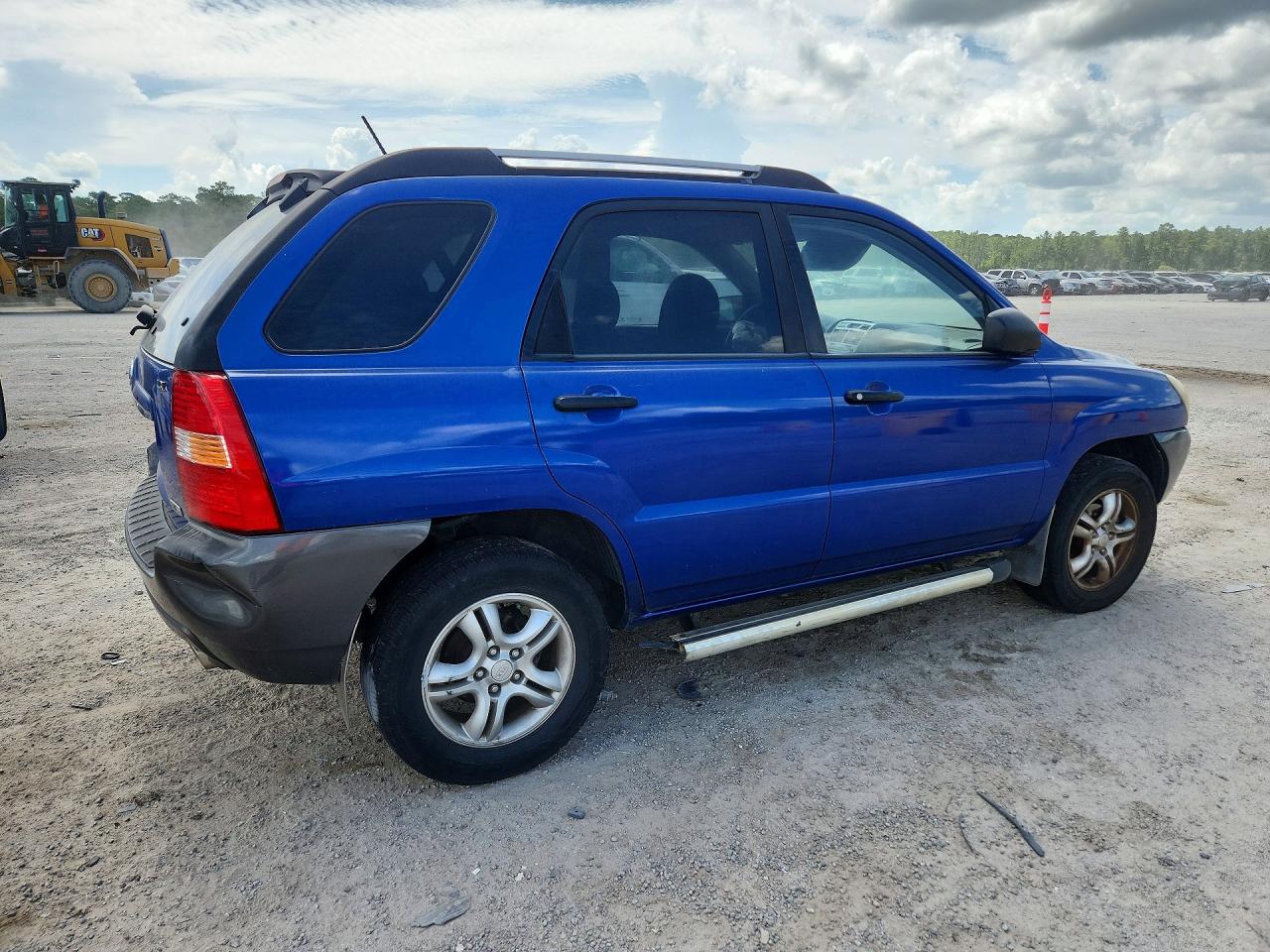 2007 Kia Sportage Lx Blue vin: KNDJF723377442162