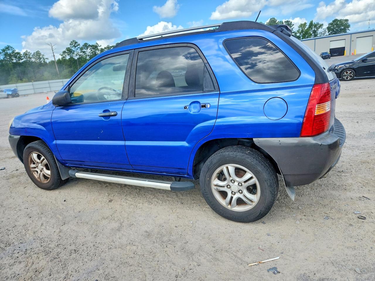 2007 Kia Sportage Lx Blue vin: KNDJF723377442162