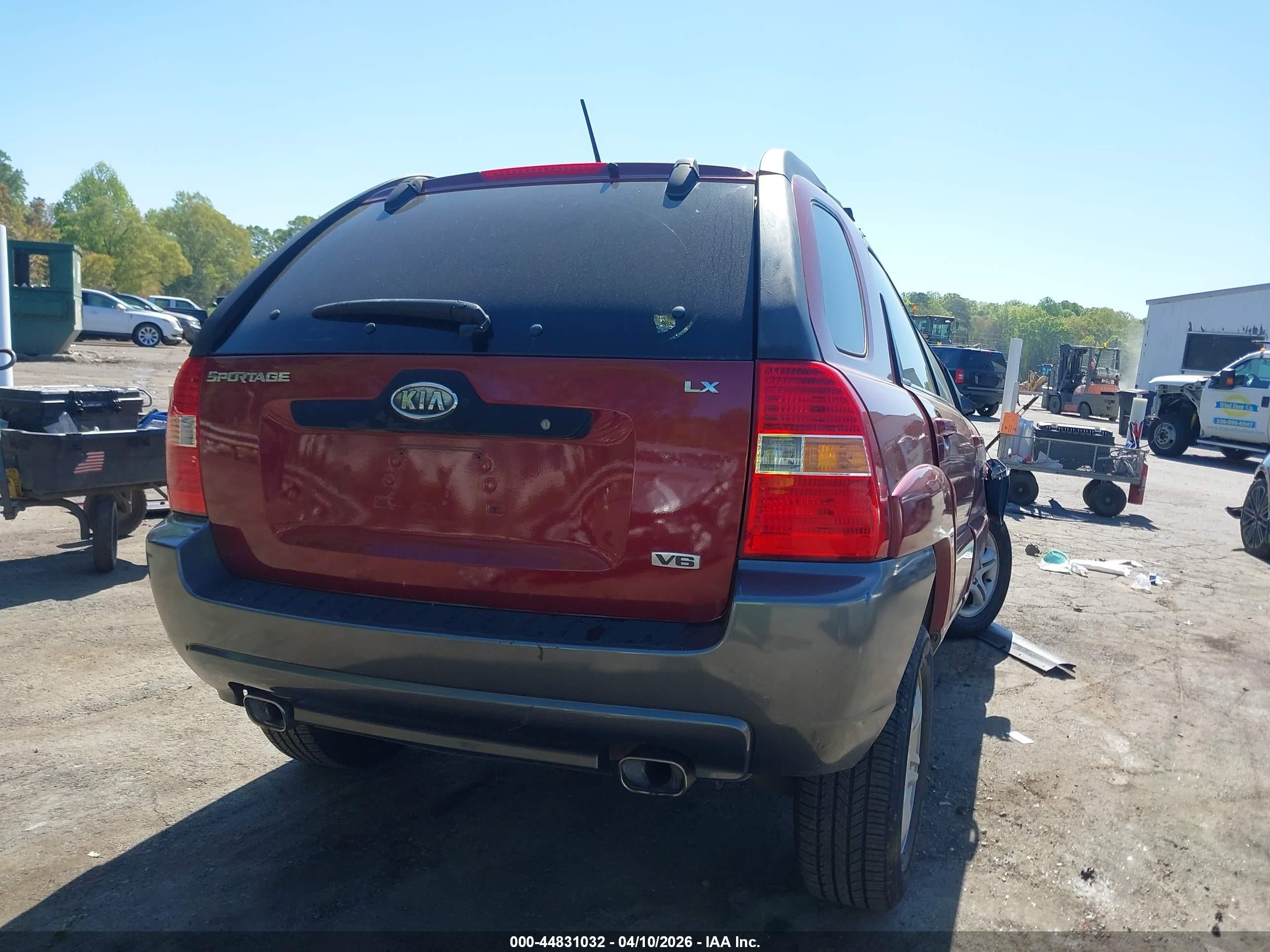 2005 Kia Sportage Ex V6/lx V6 Красный vin: KNDJF723457077763