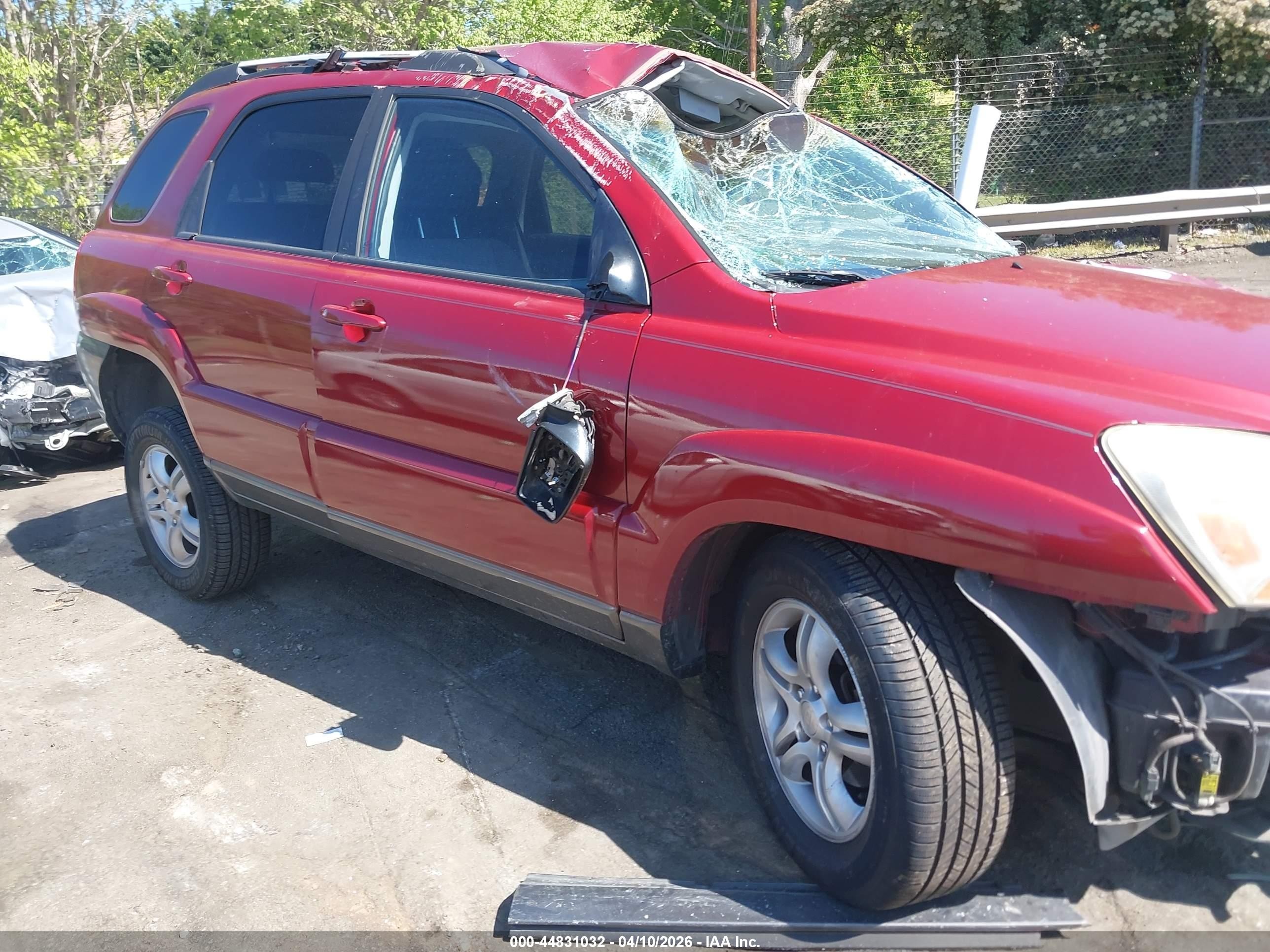 2005 Kia Sportage Ex V6/lx V6 Красный vin: KNDJF723457077763
