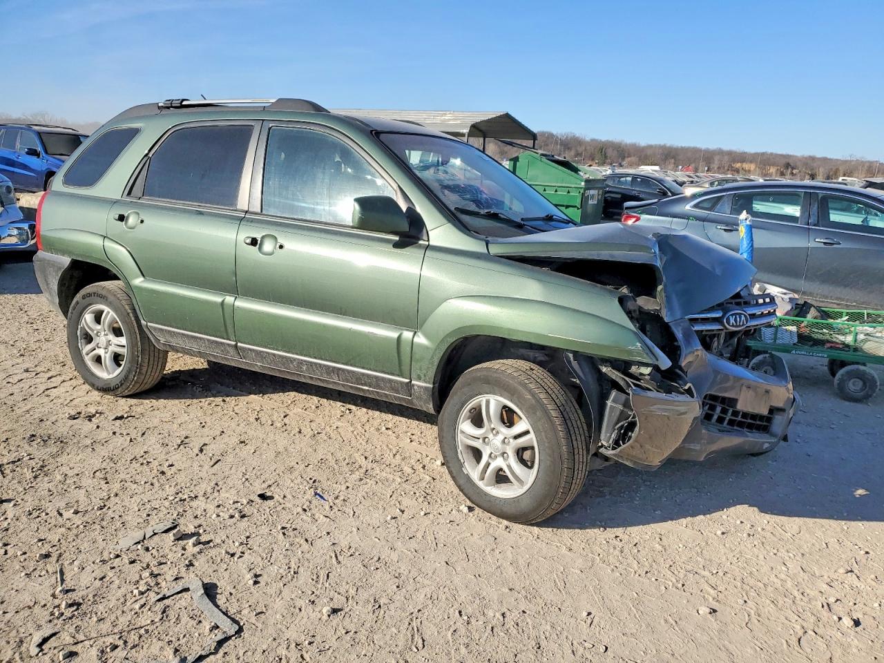2006 Kia New Sportage Green vin: KNDJF723467156481