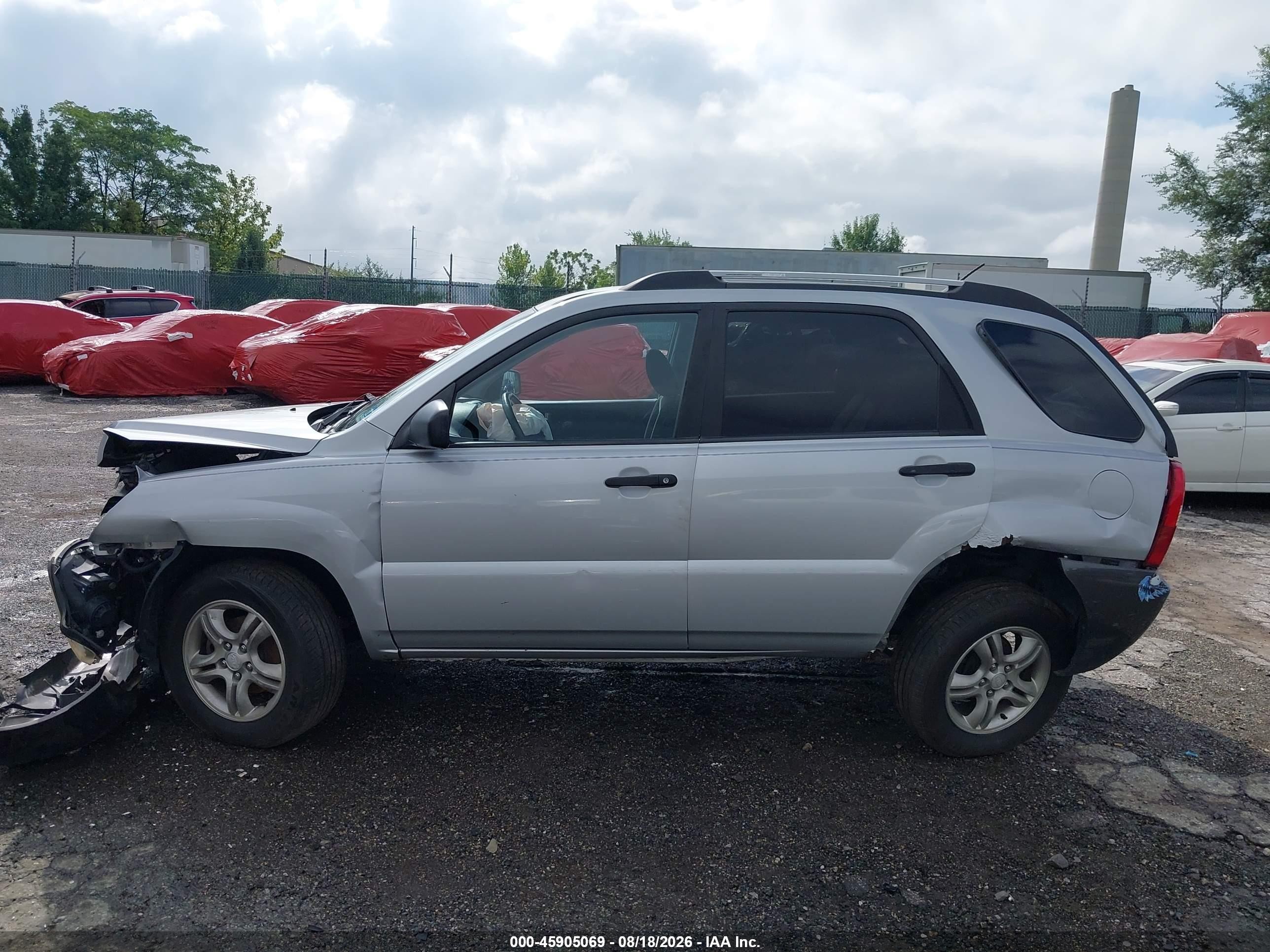 2006 Kia Sportage Ex V6/lx V6 Silver vin: KNDJF723467286454