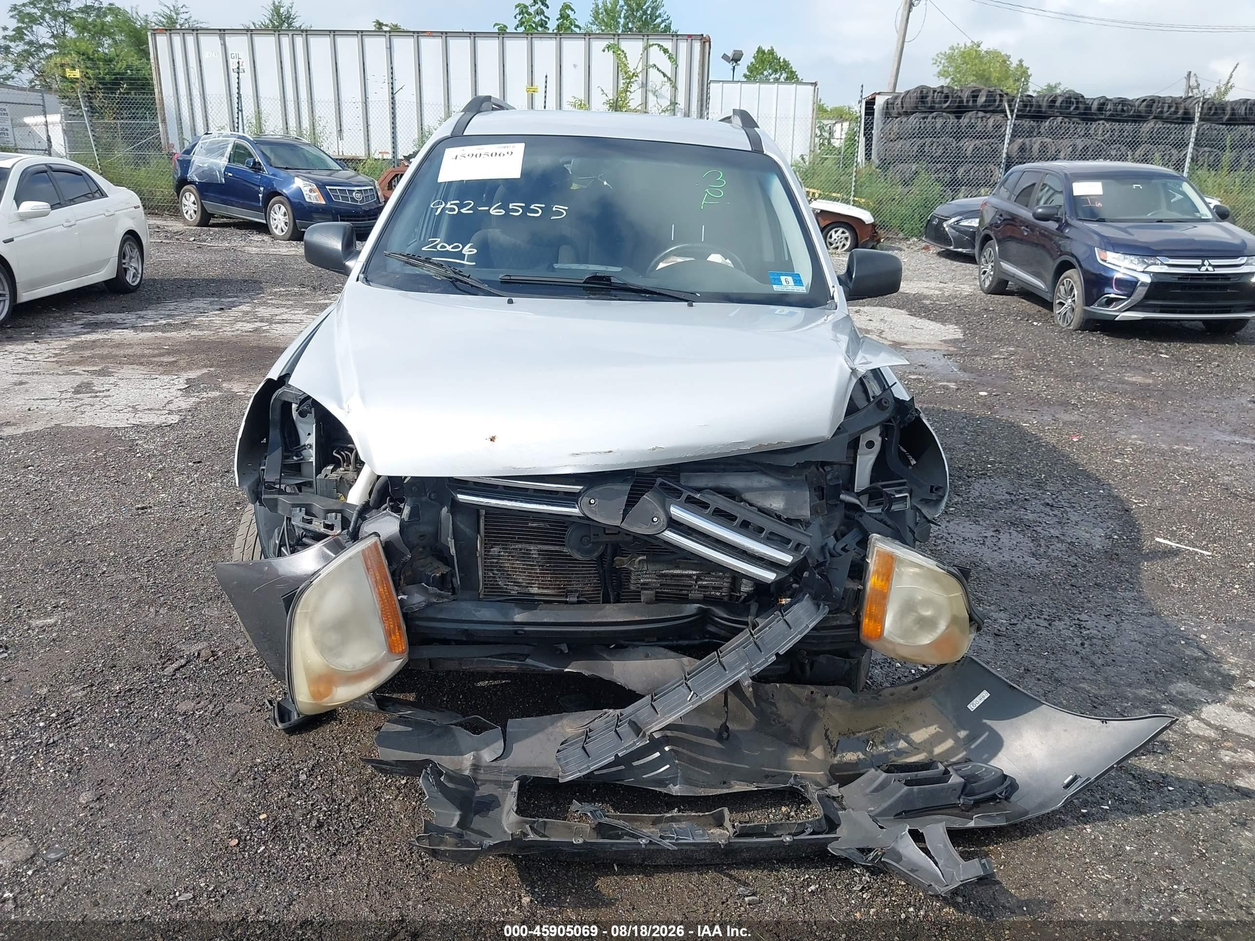 2006 Kia Sportage Ex V6/lx V6 Silver vin: KNDJF723467286454