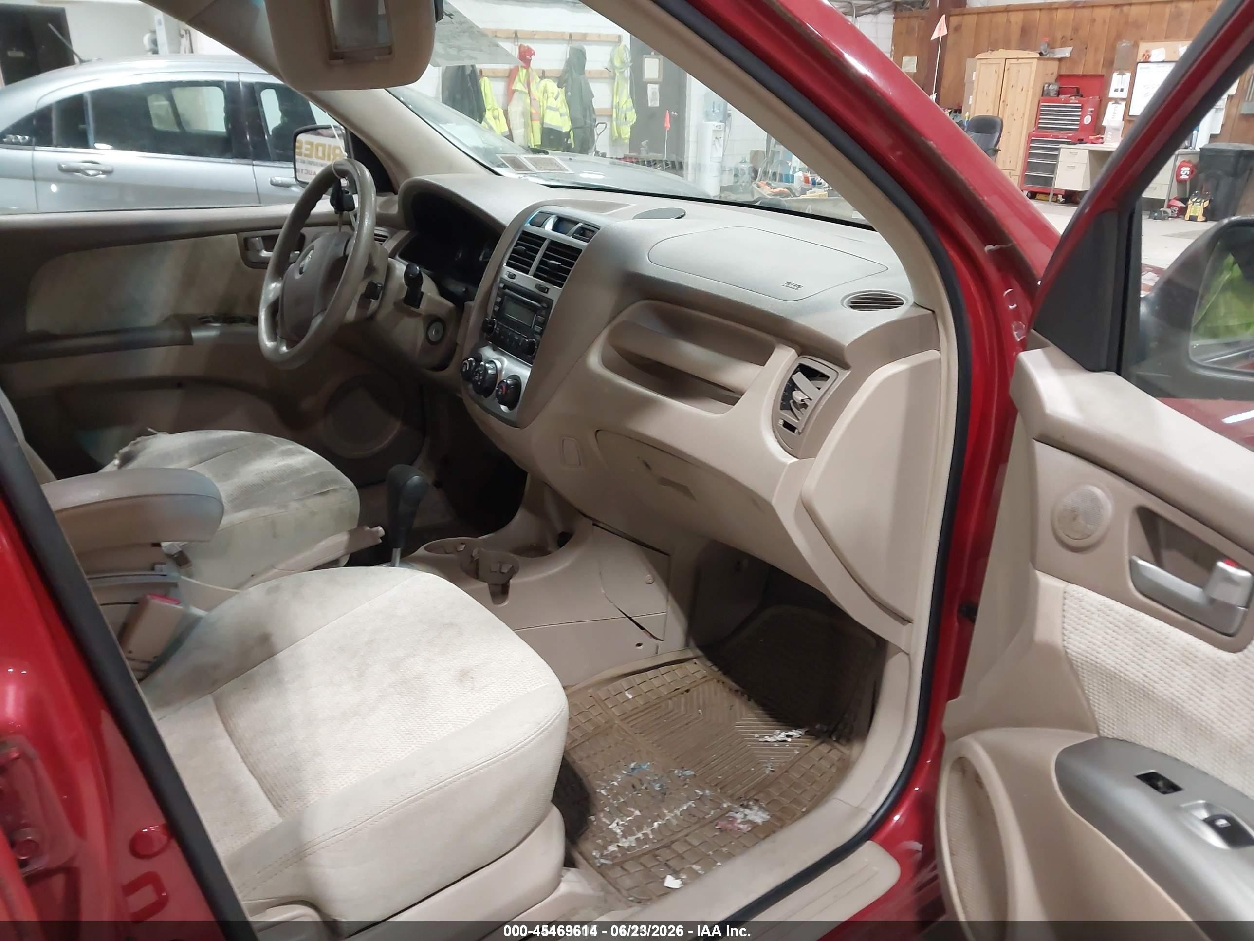 2006 Kia Sportage Ex V6/lx Red vin: KNDJF723567139012