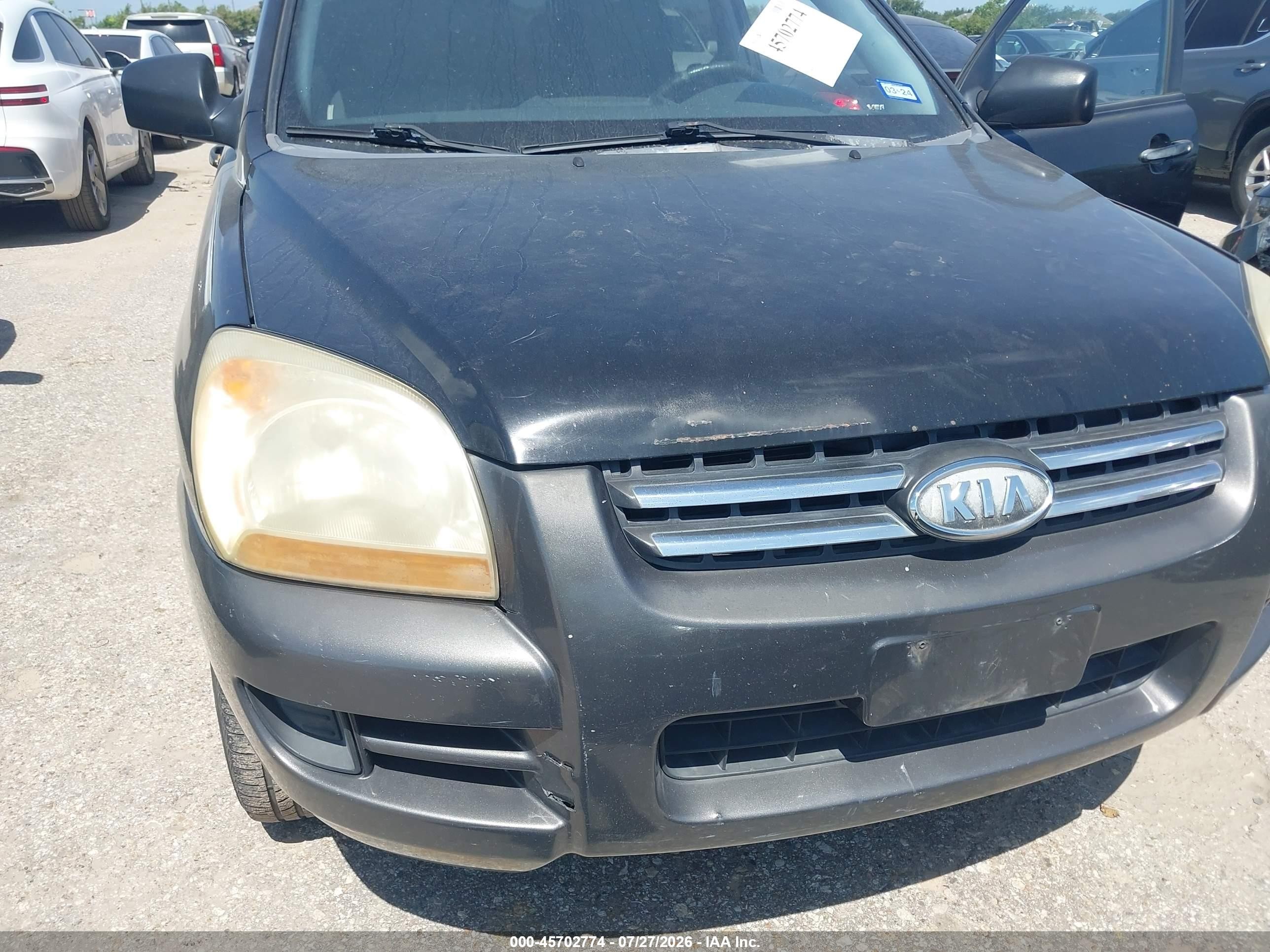 2006 Kia Sportage   Black vin: KNDJF723567140001