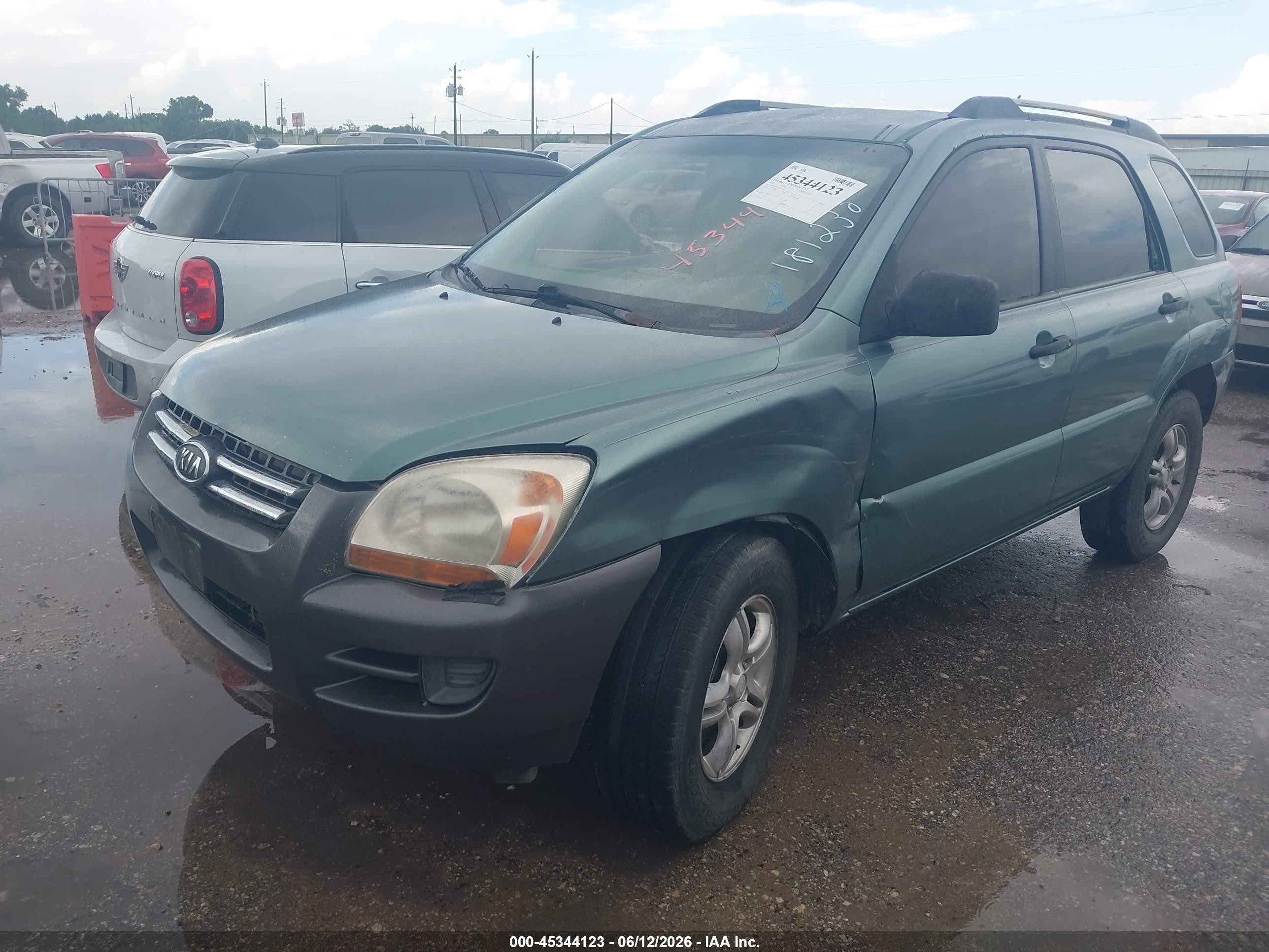 2006 Kia Sportage Ex V6/lx V6 Green vin: KNDJF723567181230
