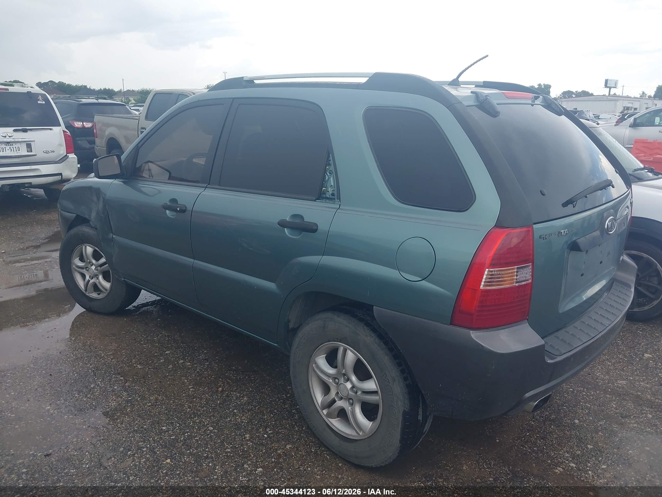 2006 Kia Sportage Ex V6/lx V6 Green vin: KNDJF723567181230