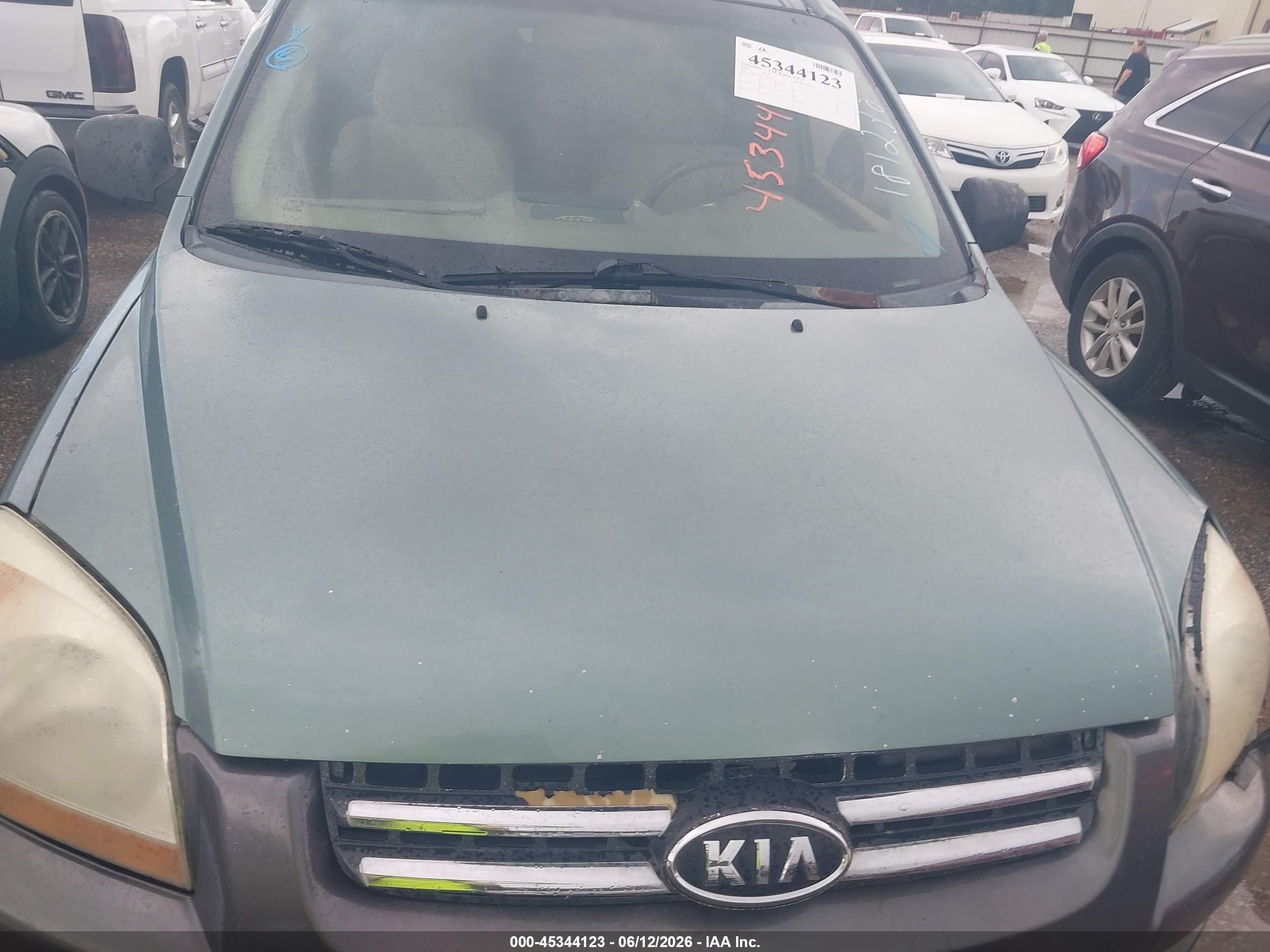 2006 Kia Sportage Ex V6/lx V6 Green vin: KNDJF723567181230