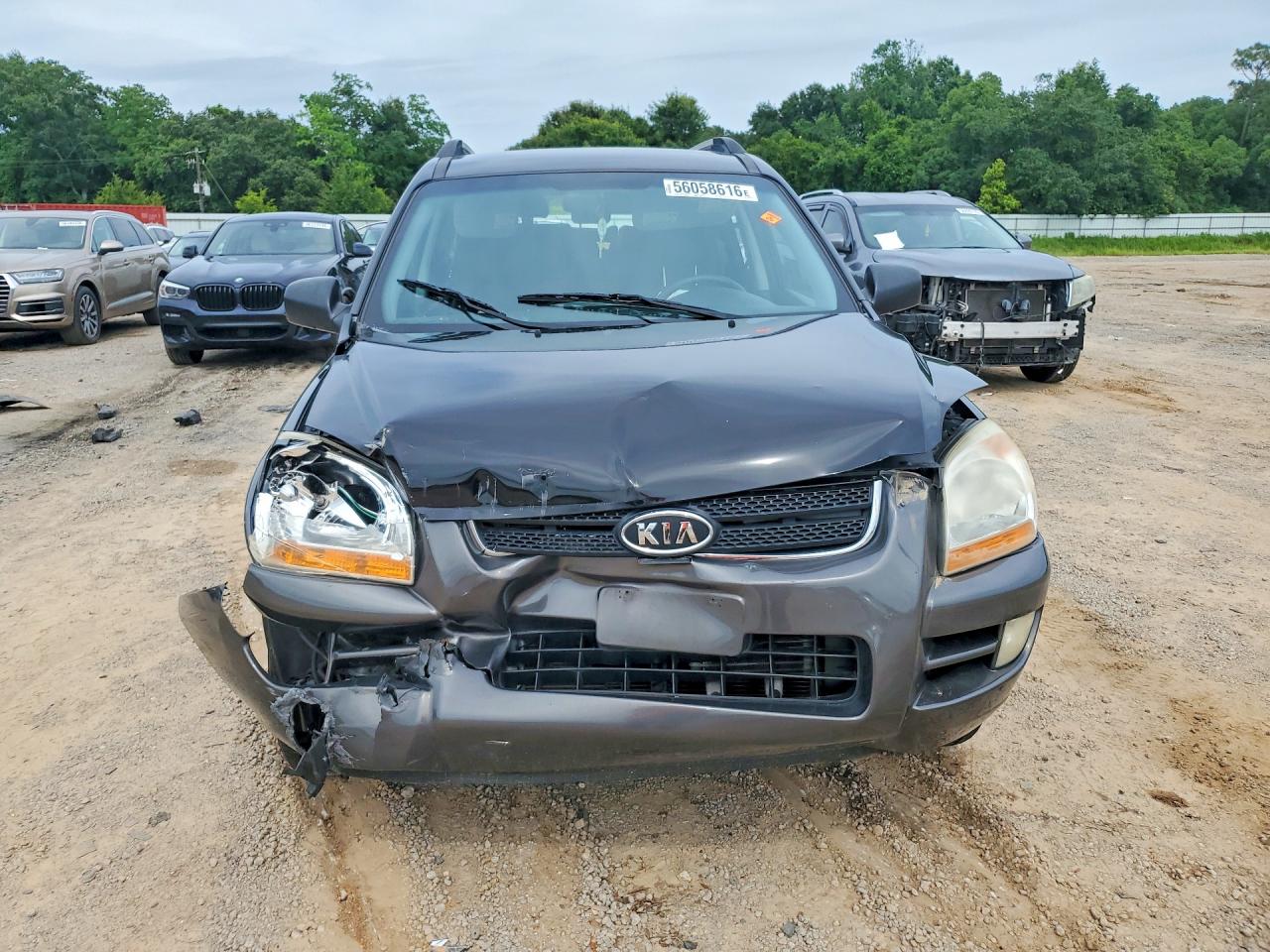 2007 Kia Sportage Lx Black vin: KNDJF723577331998
