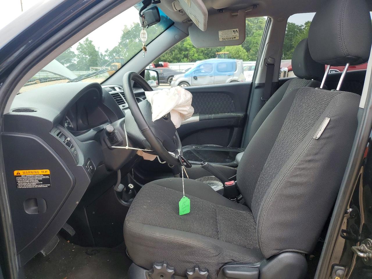 2007 Kia Sportage Lx Black vin: KNDJF723577331998