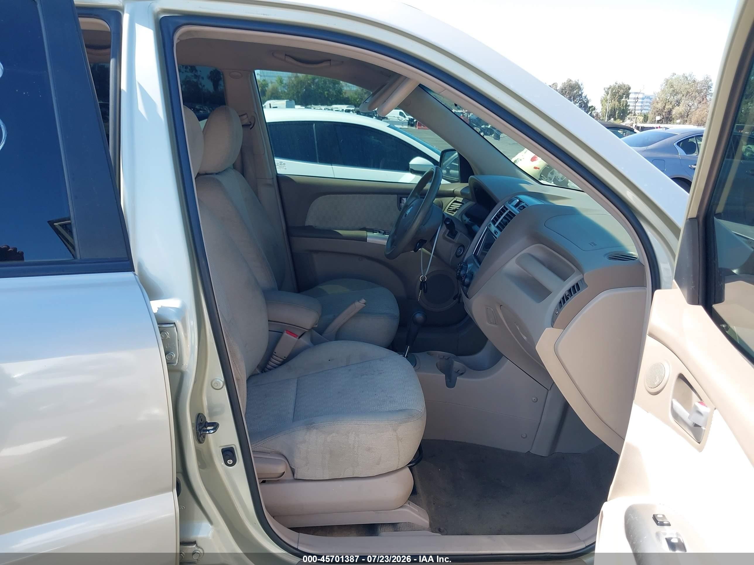 2007 Kia Sportage Lx V6 Green vin: KNDJF723577338997