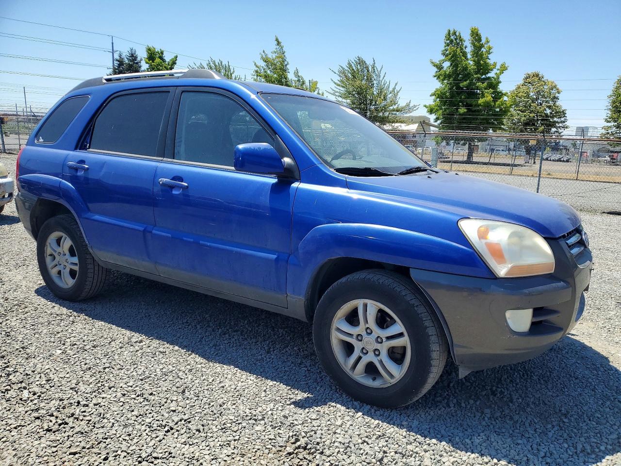 2005 Kia Sportage Lx Синий vin: KNDJF723657114585