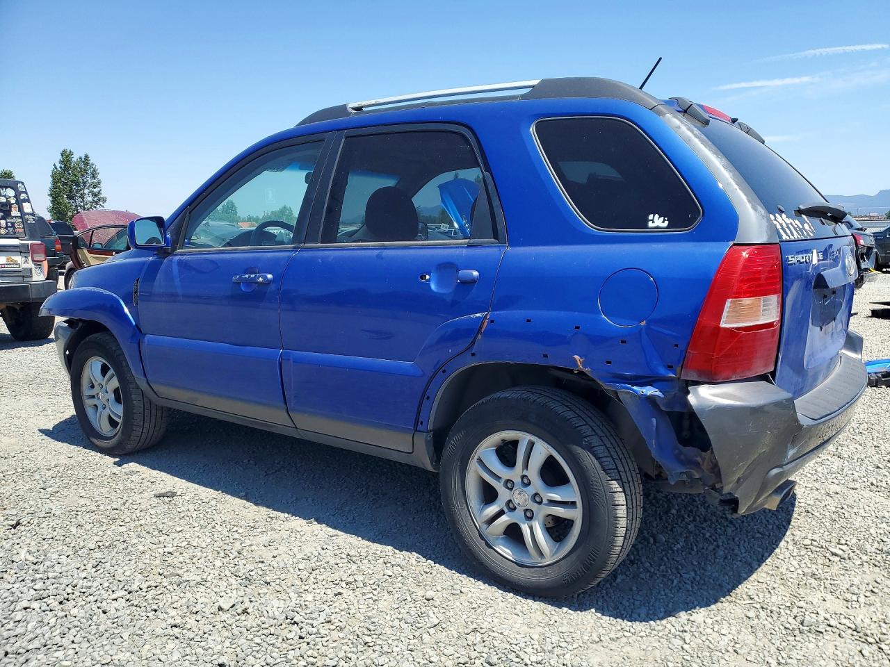2005 Kia Sportage Lx Синий vin: KNDJF723657114585