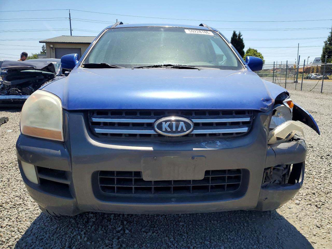2005 Kia Sportage Lx Синий vin: KNDJF723657114585