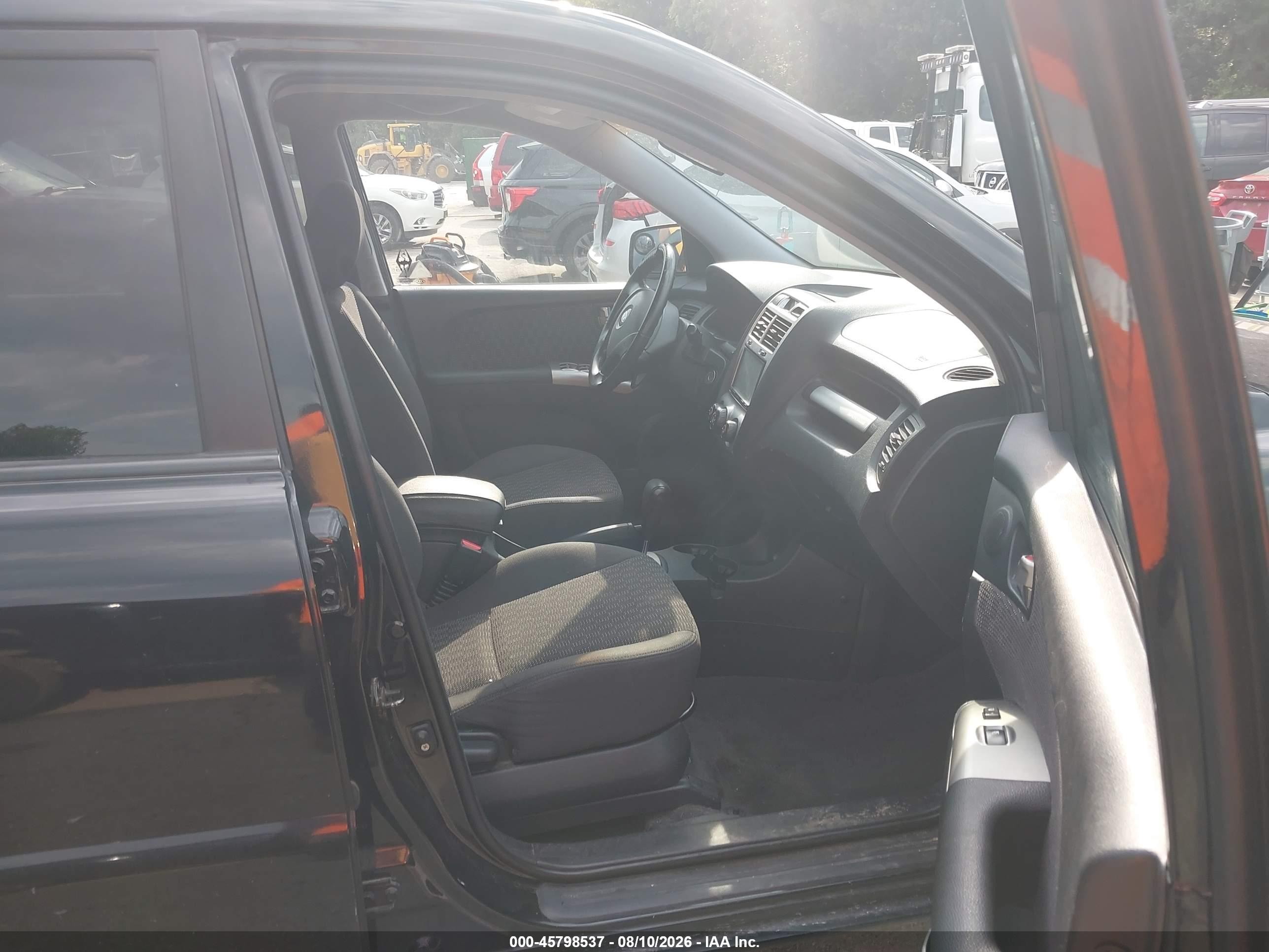 2006 Kia Sportage Ex V6/lx V6 Black vin: KNDJF723667239166