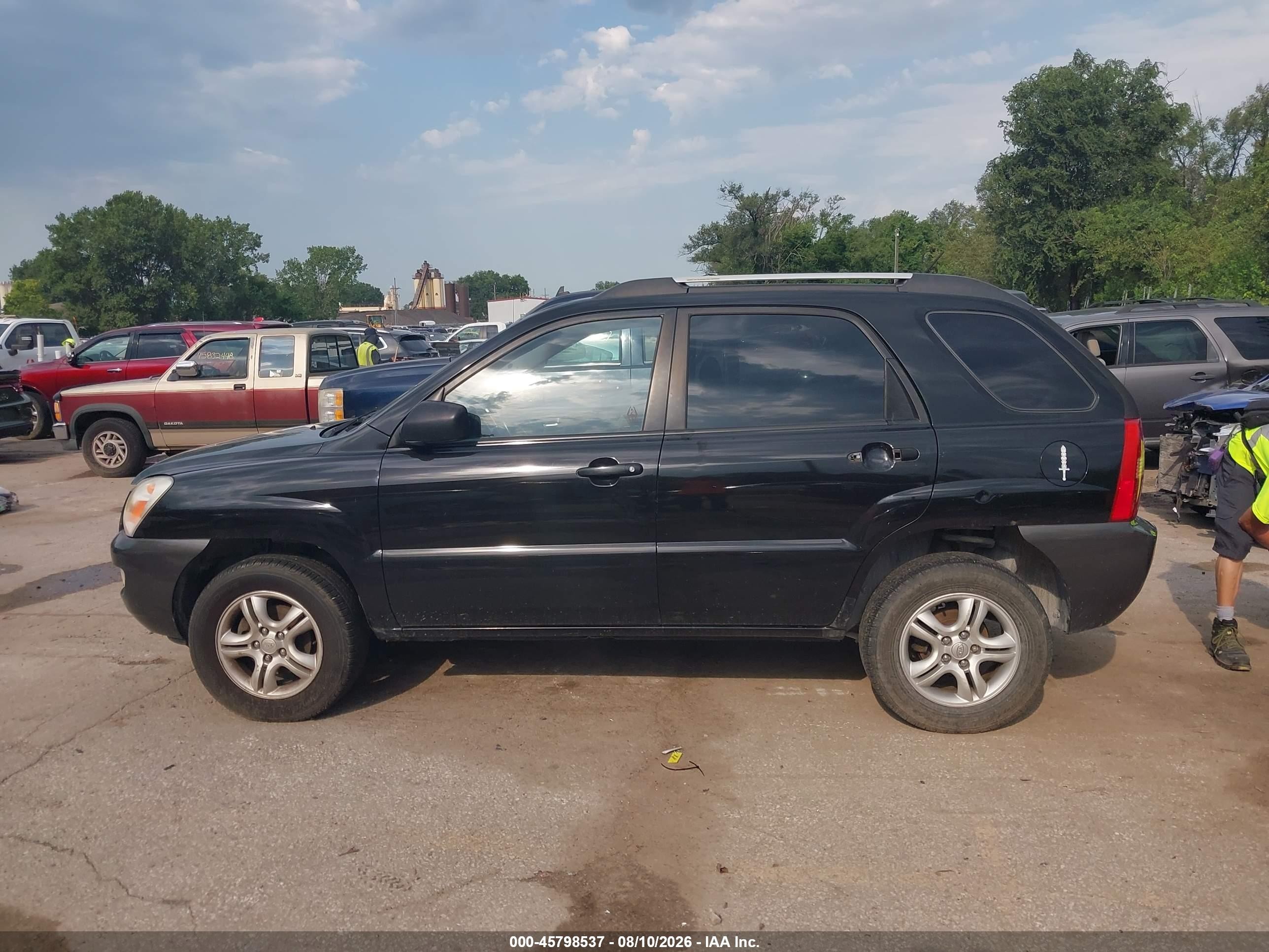 2006 Kia Sportage Ex V6/lx V6 Black vin: KNDJF723667239166