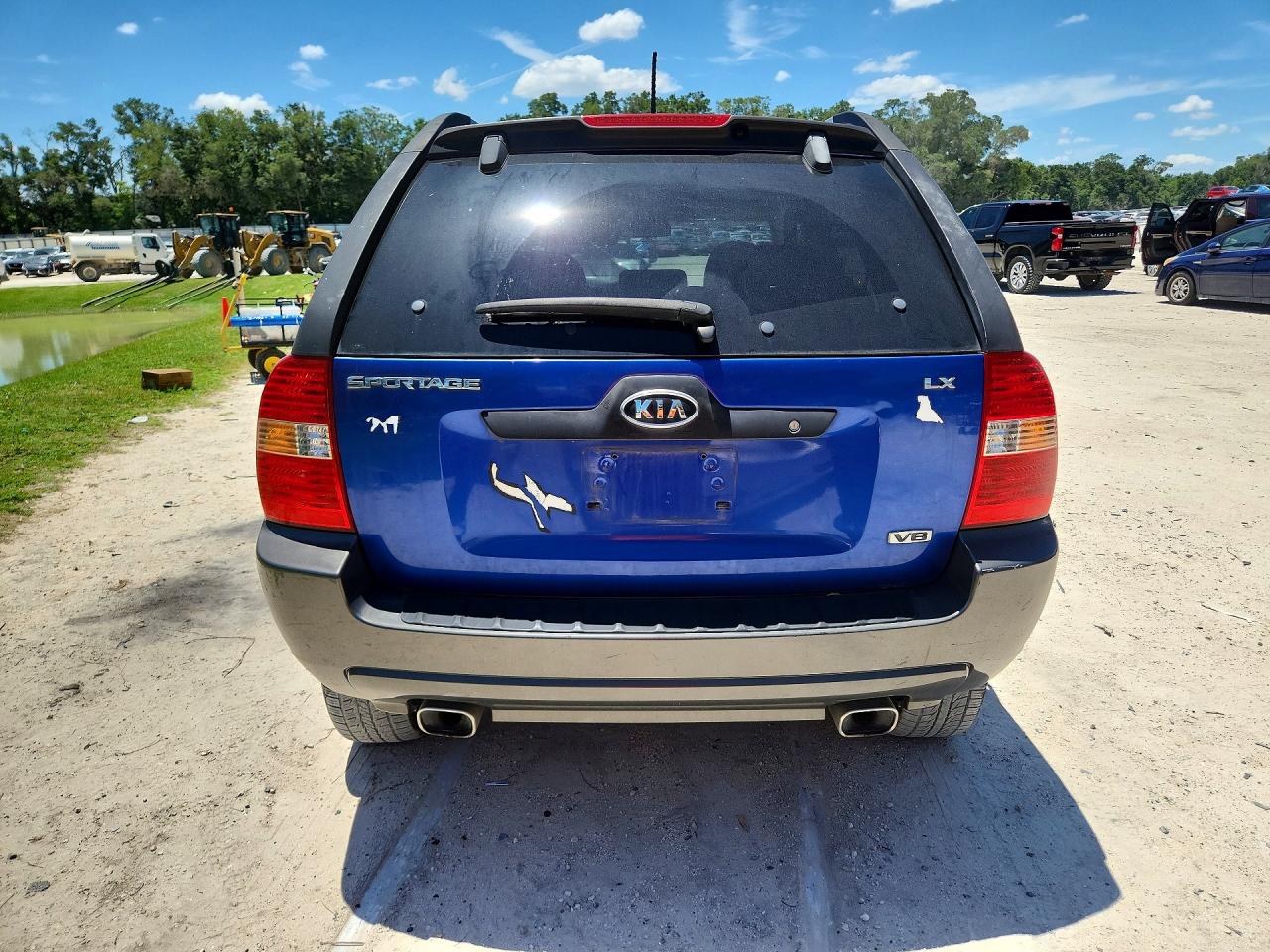 2006 Kia Sportage Lx Blue vin: KNDJF723667272149