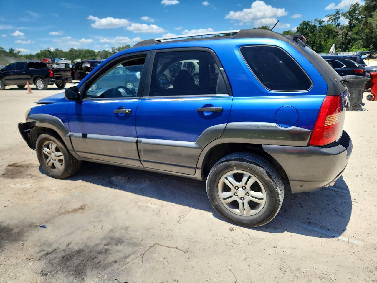 2006 Kia Sportage Lx Blue vin: KNDJF723667272149