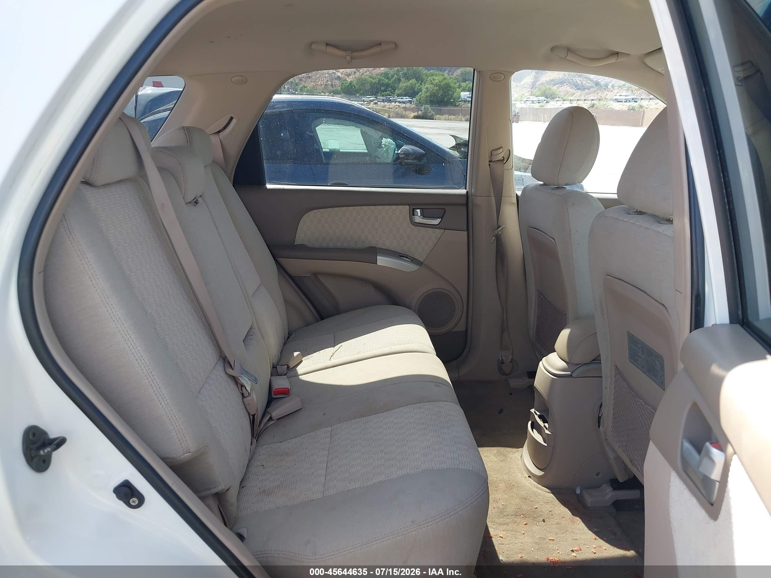 2007 Kia Sportage Lx V6 White vin: KNDJF723677316958